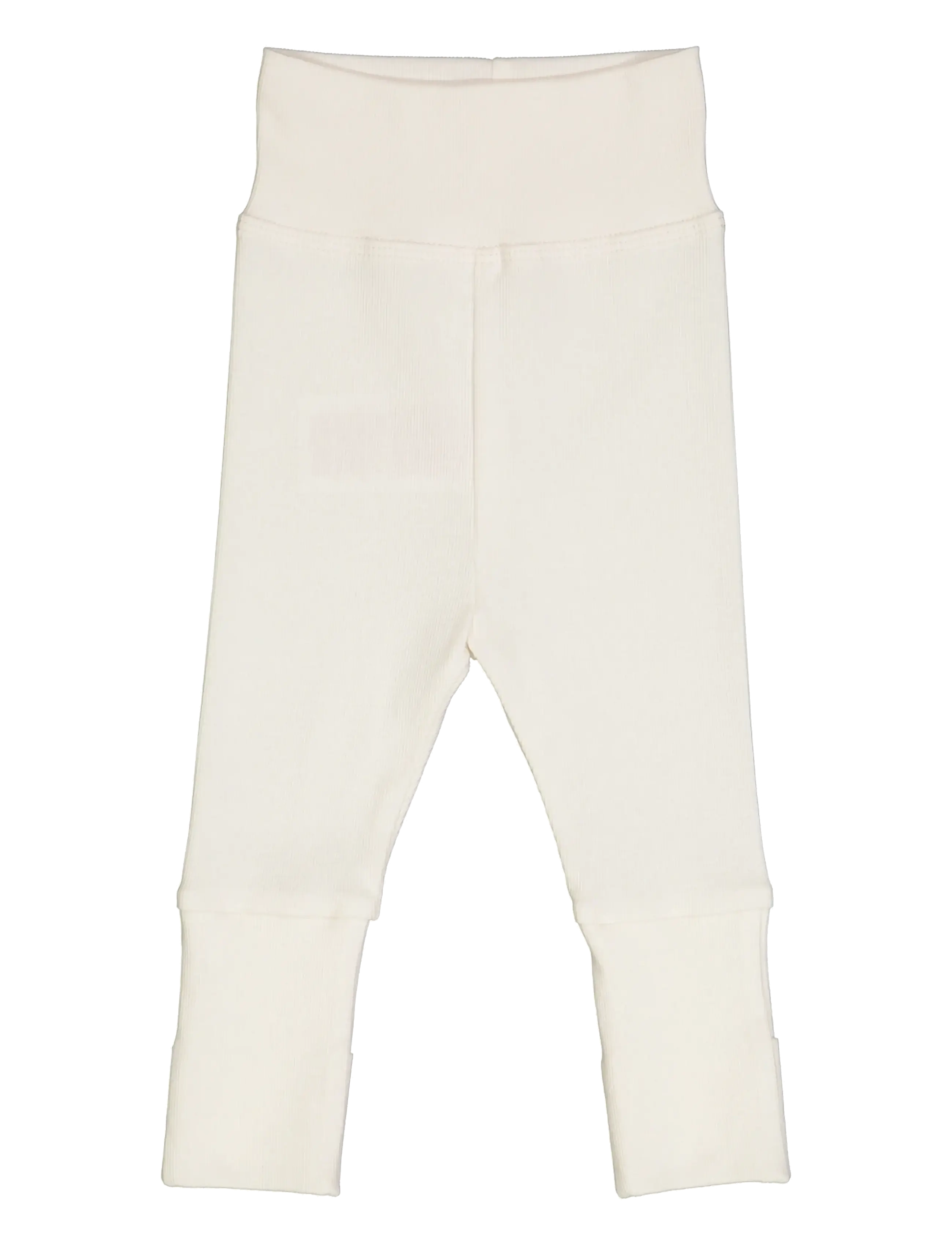 Müsli by Green Cotton Rib pants - Underdele - BALSAM CREAM / cream