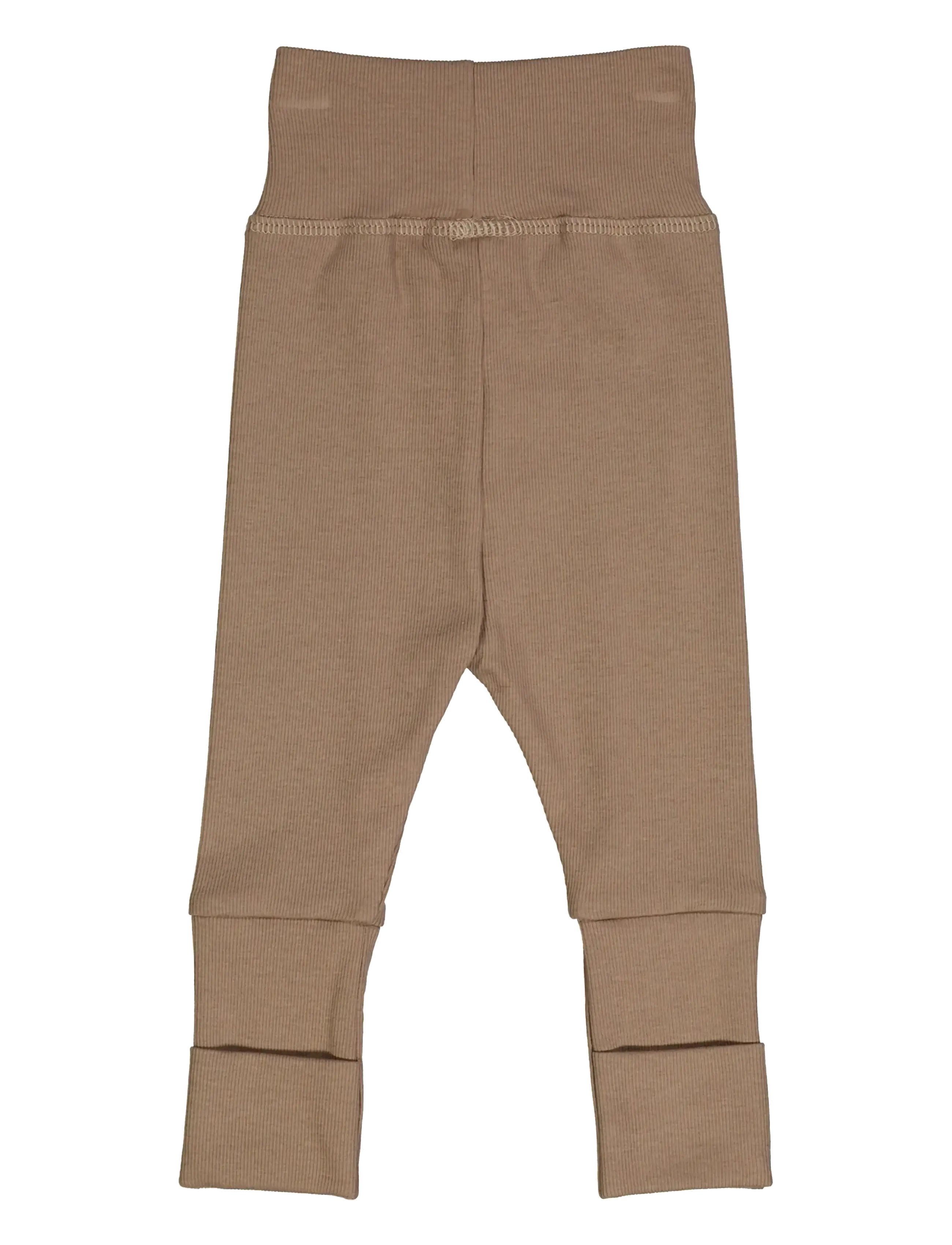 Müsli by Green Cotton - Rib pants - leggings - walnut - 2