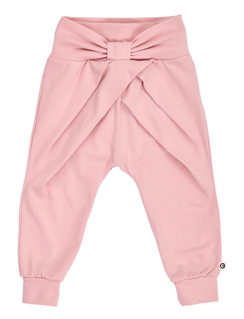 Müsli by Green Cotton - Cozy me bow pants baby - mjukisbyxor - nectar - 0