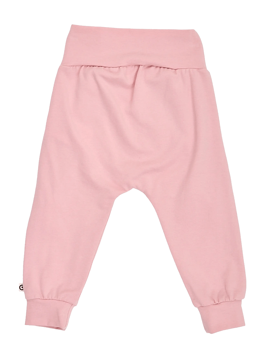 Müsli by Green Cotton - Cozy me bow pants baby - sweatpants - nectar - 1
