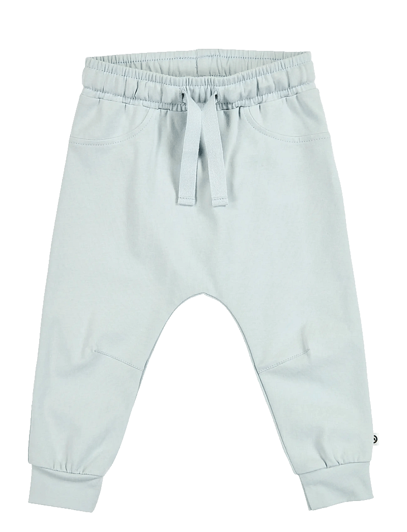 Müsli by Green Cotton - Cozy me dart pants baby - babybyxor - ocean - 0