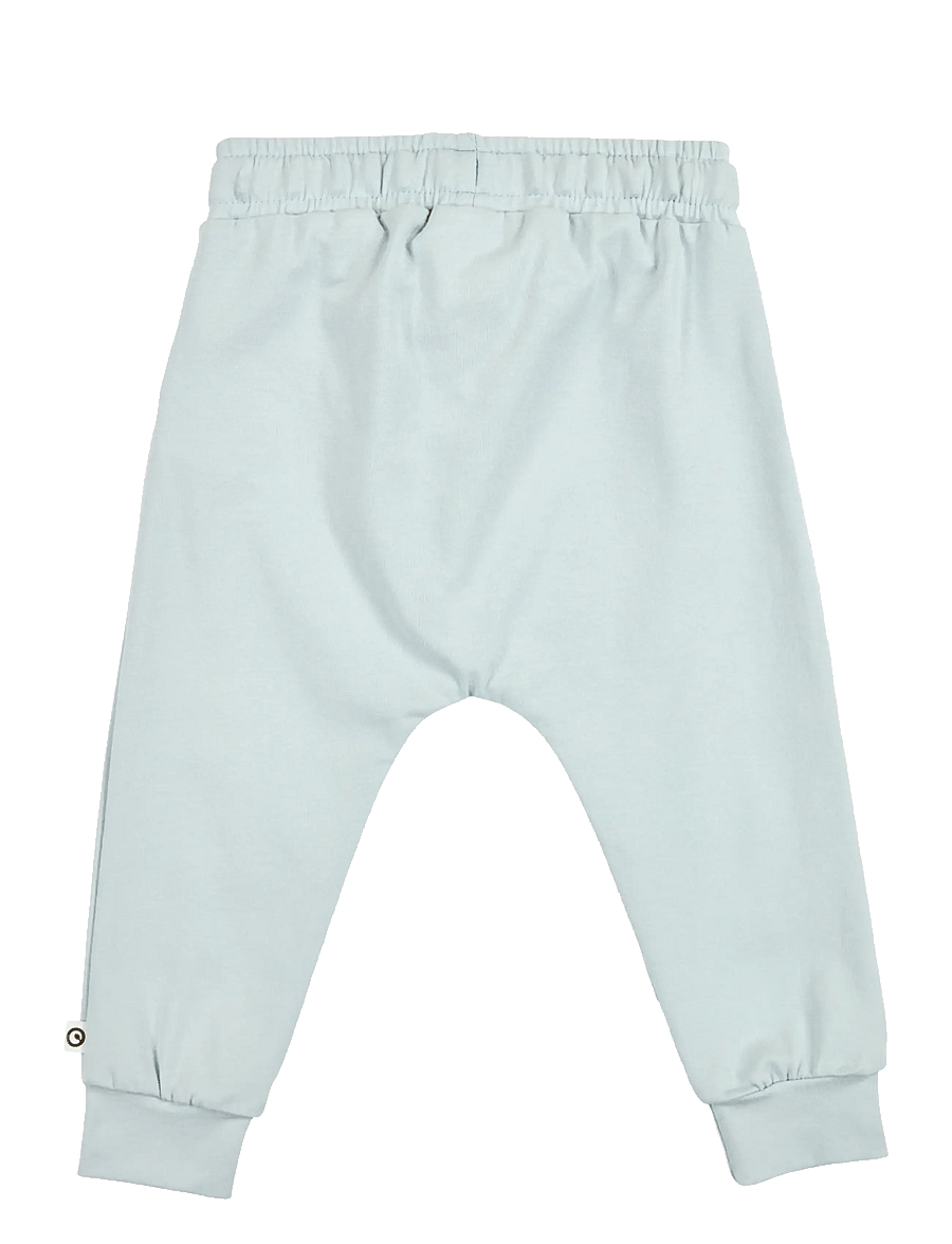 Müsli by Green Cotton - Cozy me dart pants baby - babybukser - ocean - 1