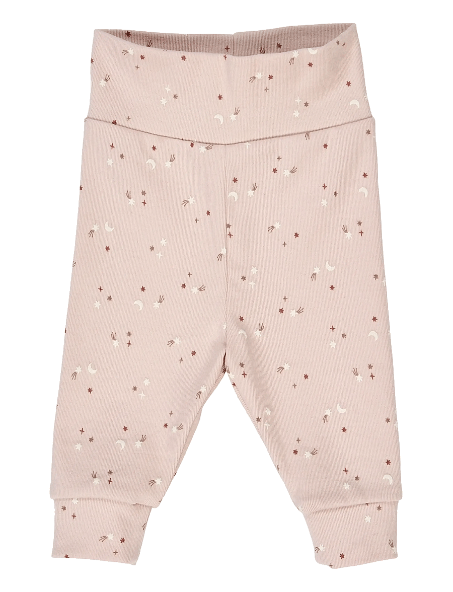 Müsli by Green Cotton - Stars pants - leggings - nightingale/ walnut/ daydream - 1