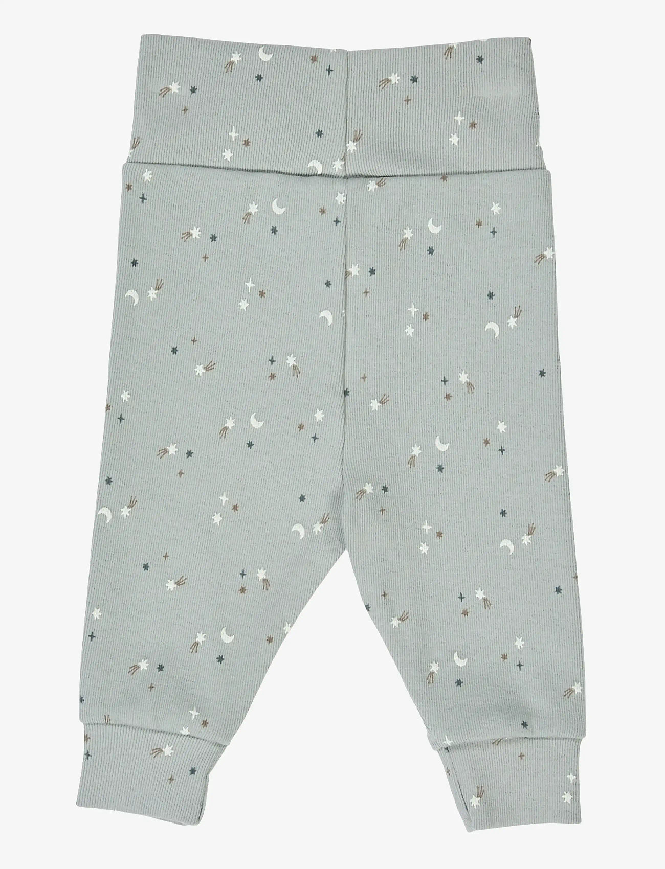 Müsli by Green Cotton - Stars pants - leggings - jasmin blue/ walnut/ stormy blue - 2