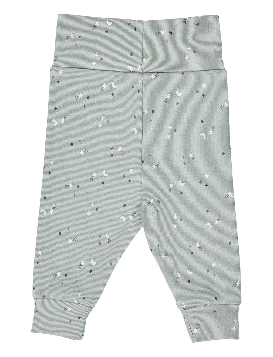 Müsli by Green Cotton - Stars pants - leggings - jasmin blue/ walnut/ stormy blue - 2