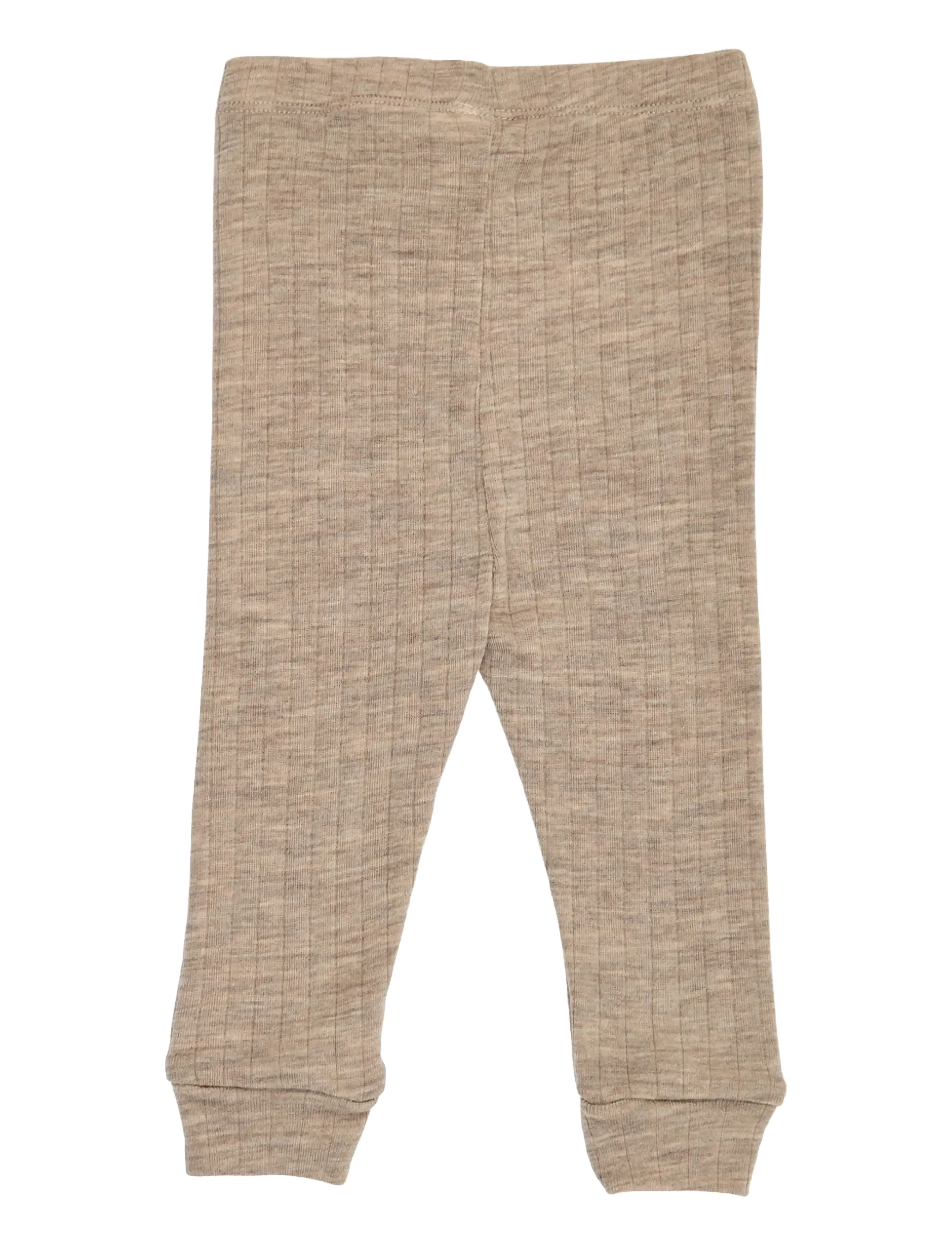Müsli by Green Cotton - Woolly rib cuff pants - base layer baby - balsam melange - 1