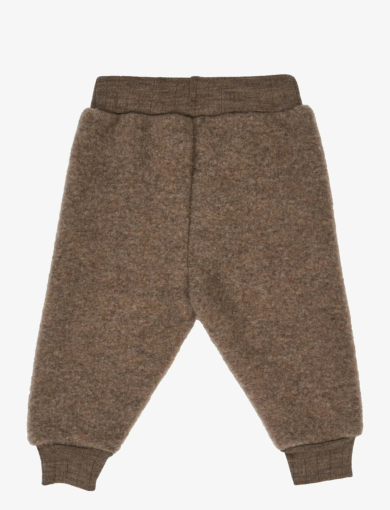 Müsli by Green Cotton - Woolly fleece pants - babyhosen - walnut melange - 2