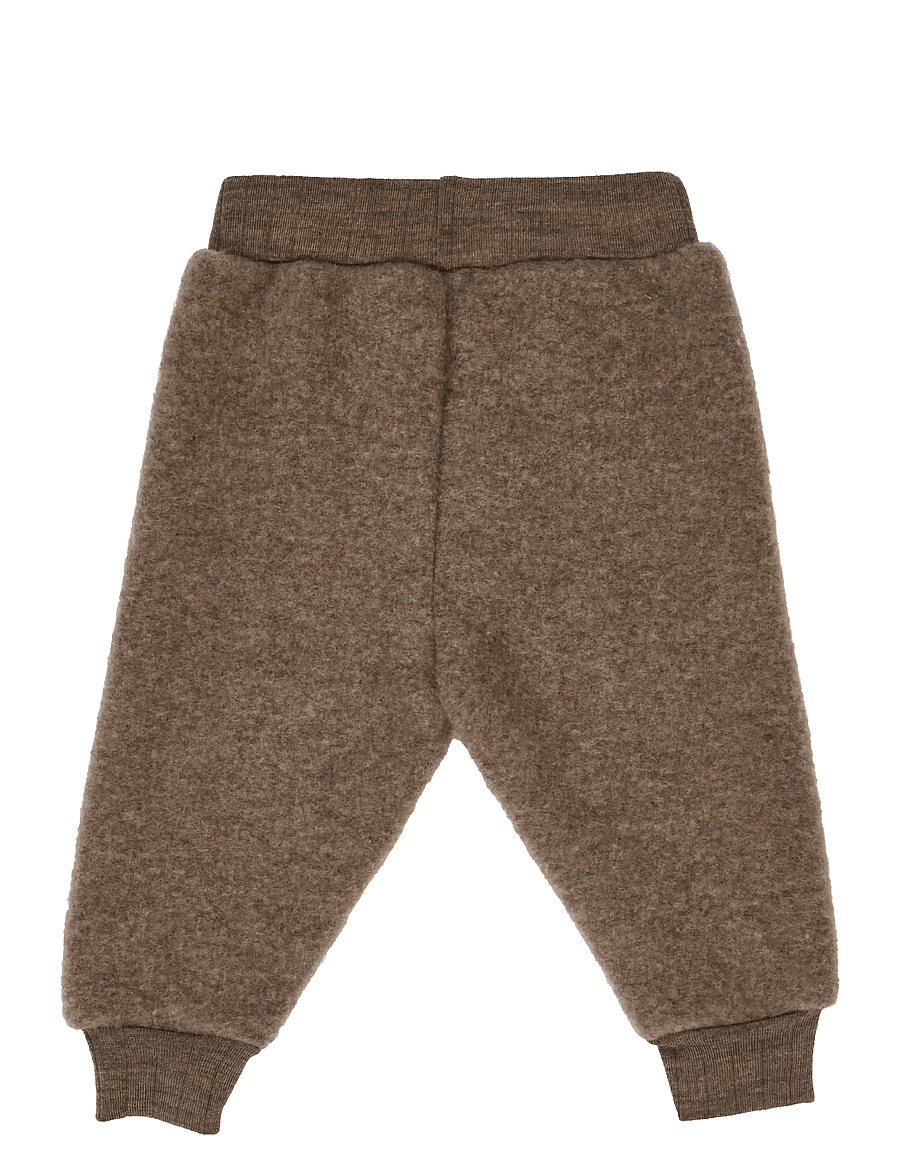 Müsli by Green Cotton - Woolly fleece pants - bikses mazuļiem - walnut melange - 2