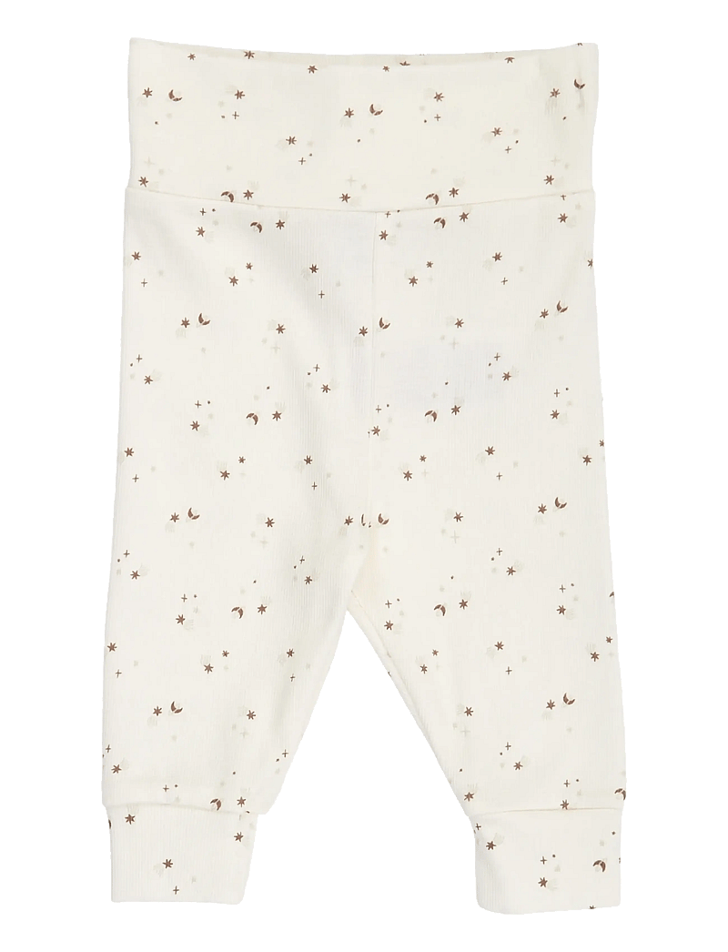 Müsli by Green Cotton - Sparkle pants - leggings - balsam cream/ walnut/ oat - 1