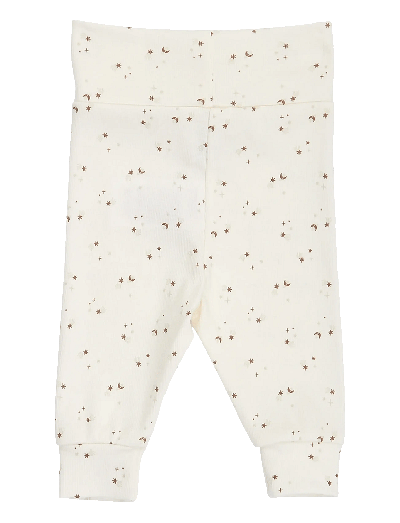 Müsli by Green Cotton - Sparkle pants - leggings - balsam cream/ walnut/ oat - 2