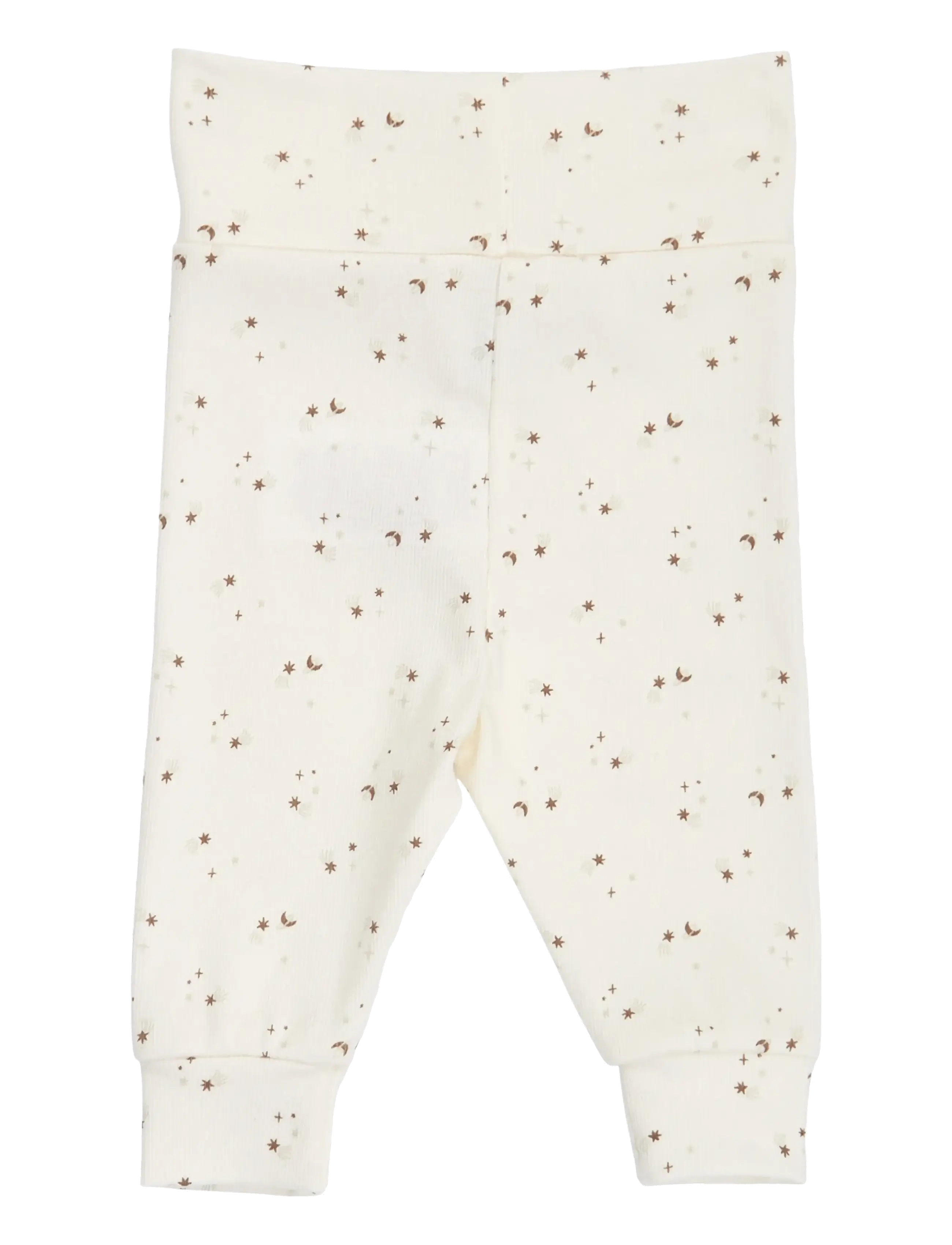 Müsli by Green Cotton - Sparkle pants - leggings - balsam cream/ walnut/ oat - 2