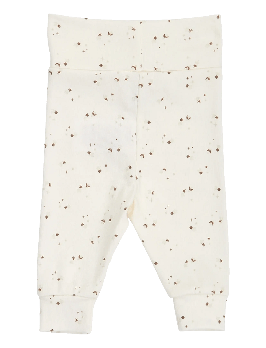 Müsli by Green Cotton - Sparkle pants - leggings - balsam cream/ walnut/ oat - 2