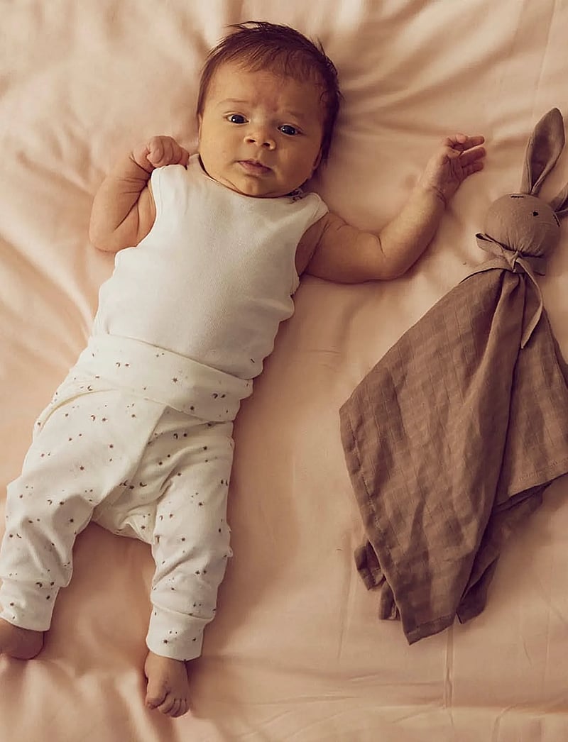 Müsli by Green Cotton - Sparkle pants - leggings - balsam cream/ walnut/ oat - 3