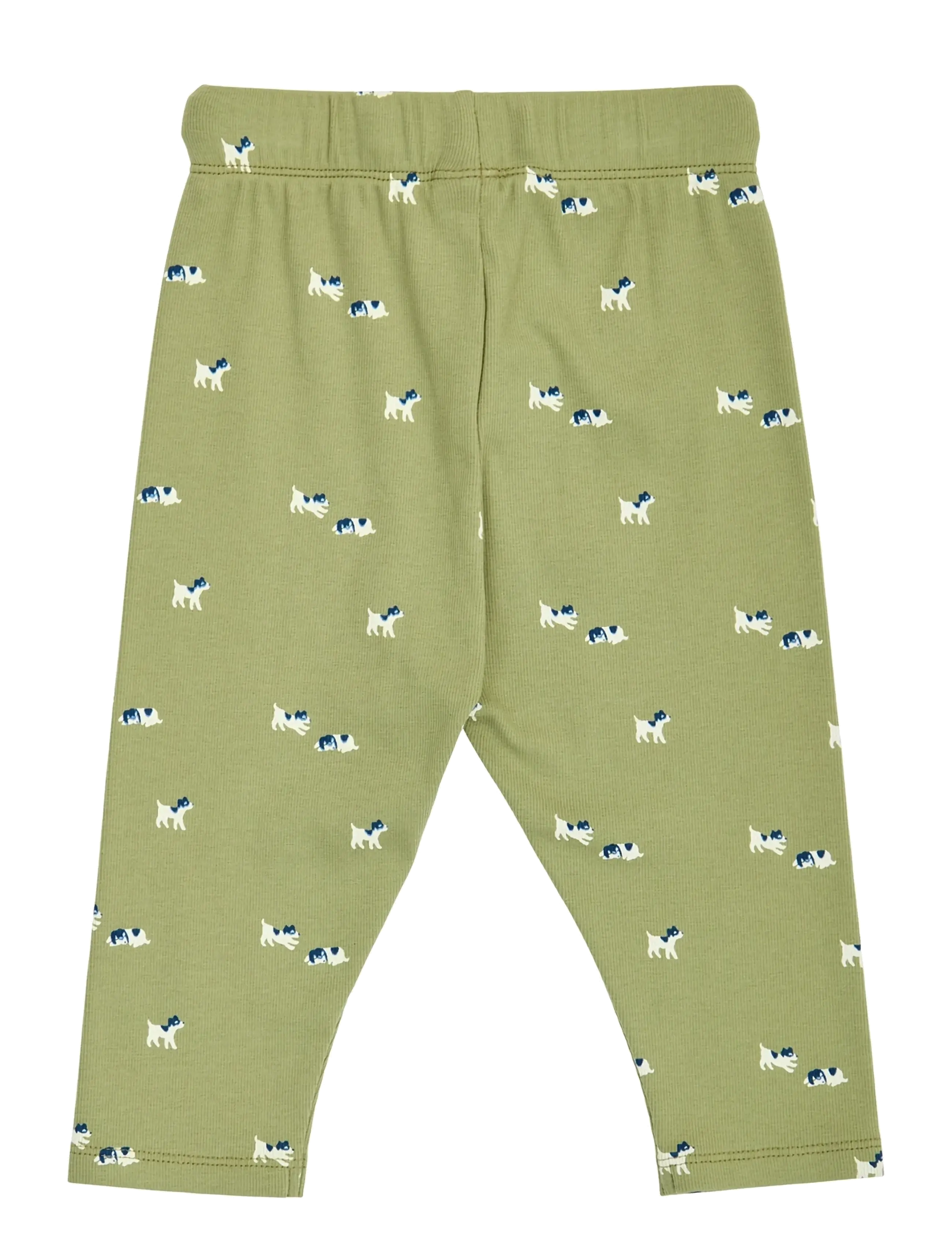 Müsli by Green Cotton - BFF pants baby - leggings - spring/ navy/ tofu - 1