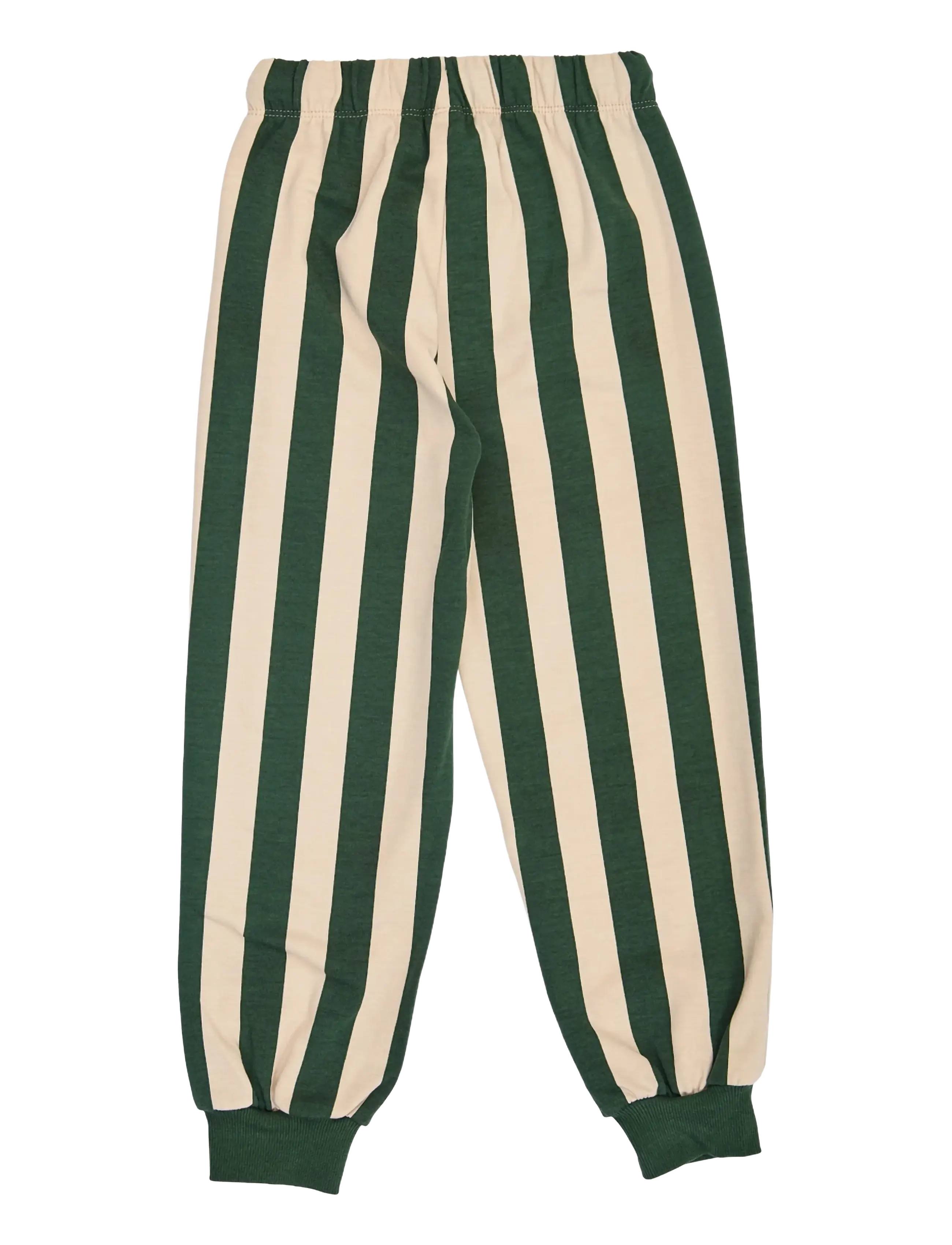 Müsli - Stripe sweat pants - oak/ forest green - 2