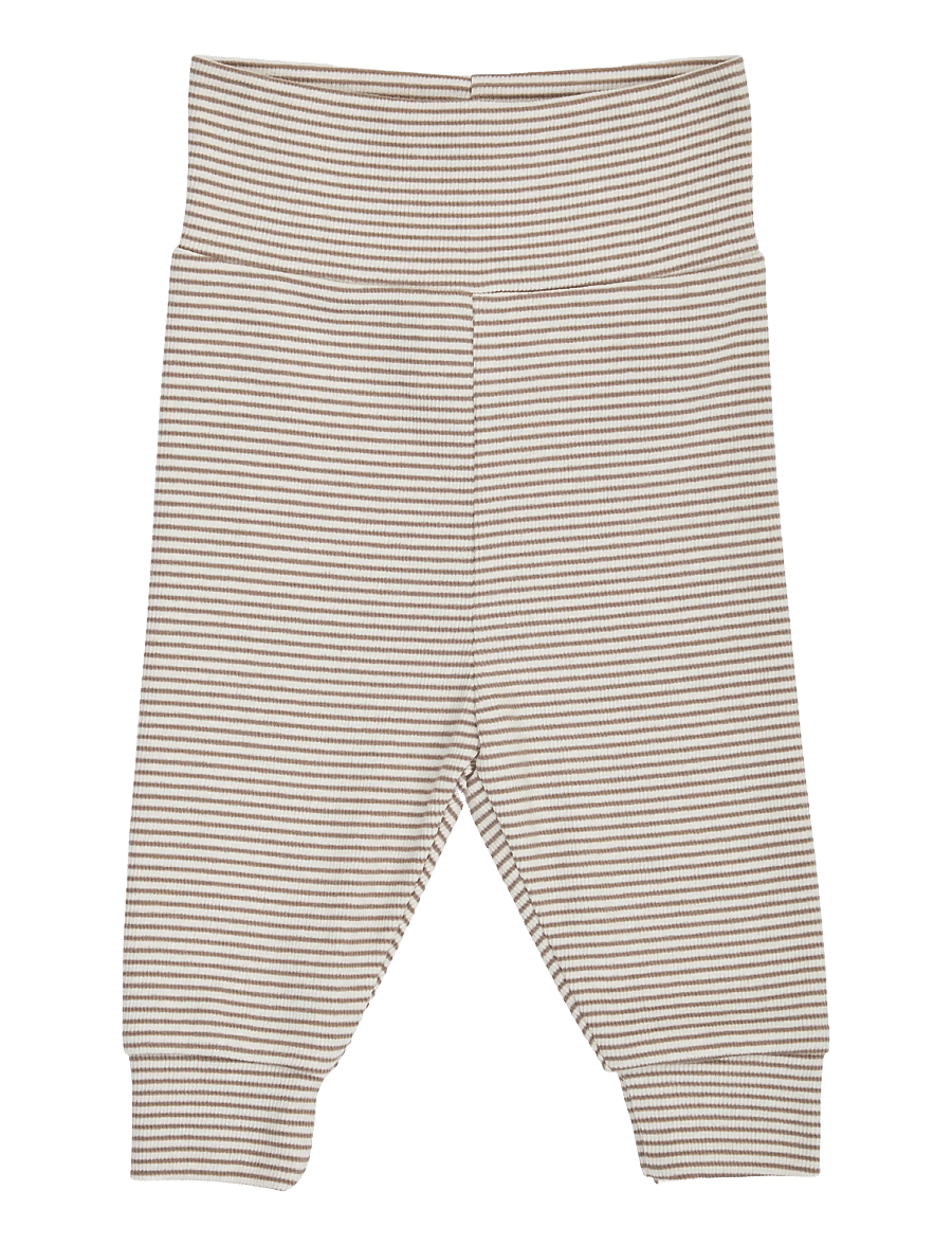 Müsli - Mini stripe rib pants - balsam cream/ walnut 690000343 - 1