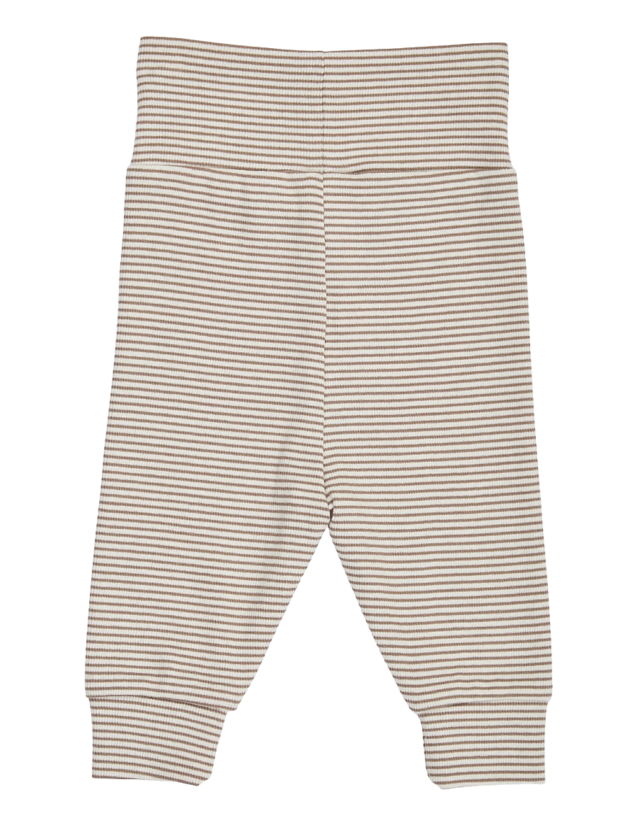 Müsli - Mini stripe rib pants - balsam cream/ walnut 690000343 - 2