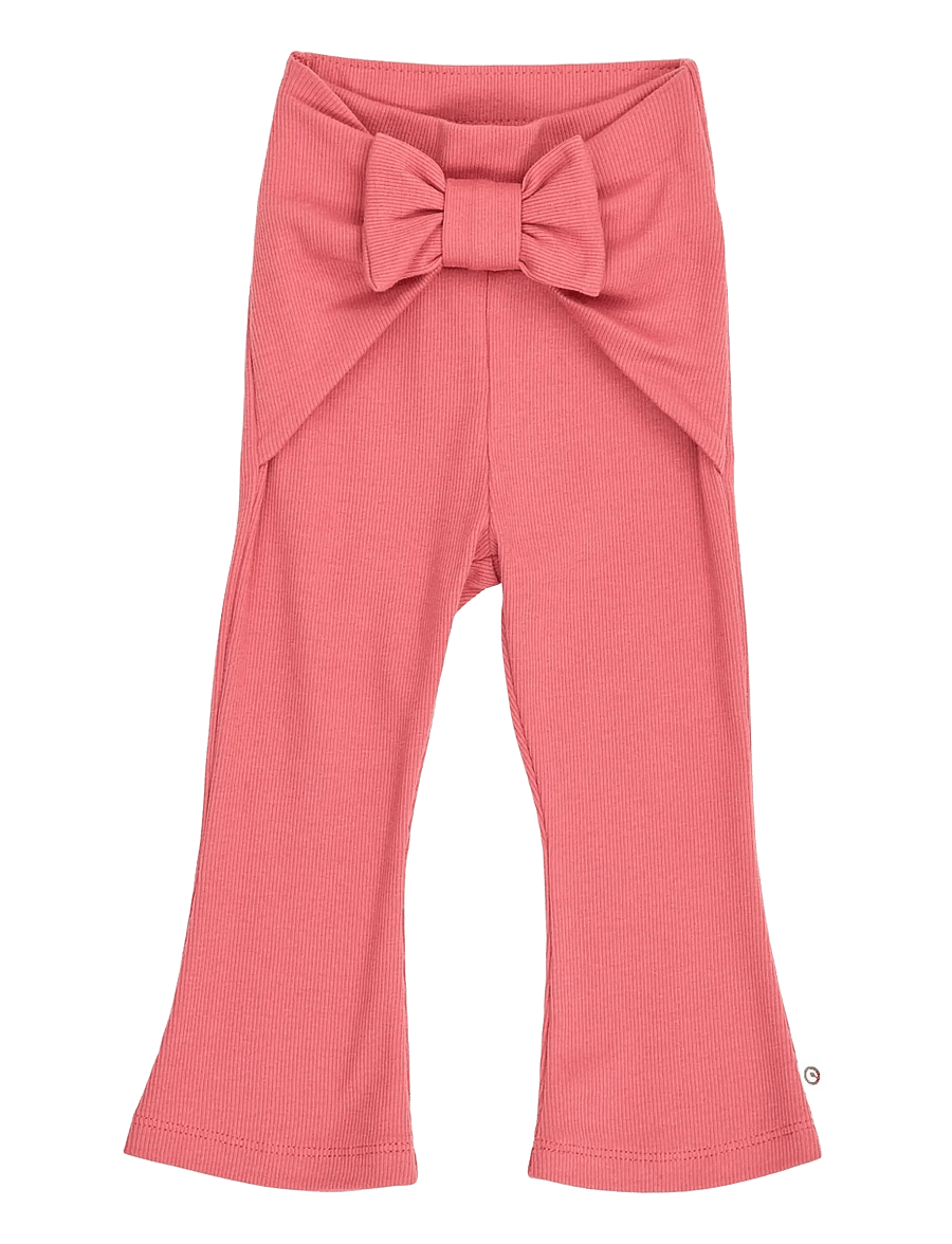 Müsli - Cozy me rib lace pants baby - baroque rose - 0