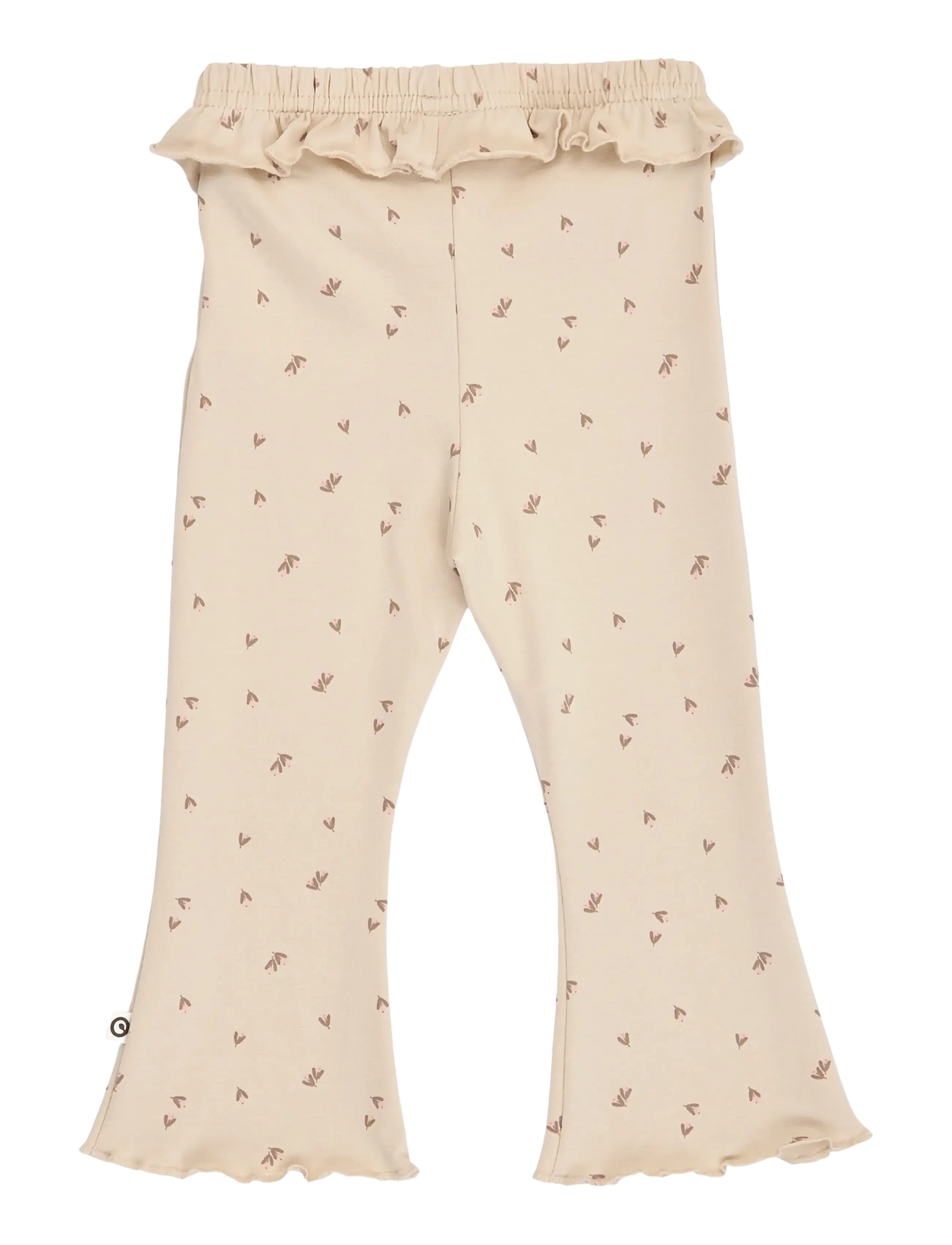Müsli - Fleur frill flared pants baby - oak/ walnut/ blush - 1