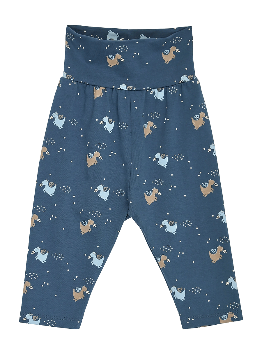 Müsli - Storybook pants baby - navy/ soft blue/ walnut - 1