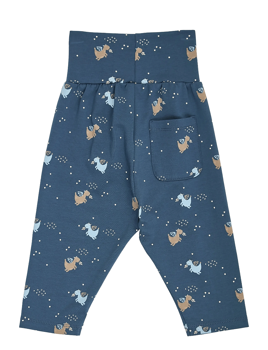 Müsli - Storybook pants baby - navy/ soft blue/ walnut - 2