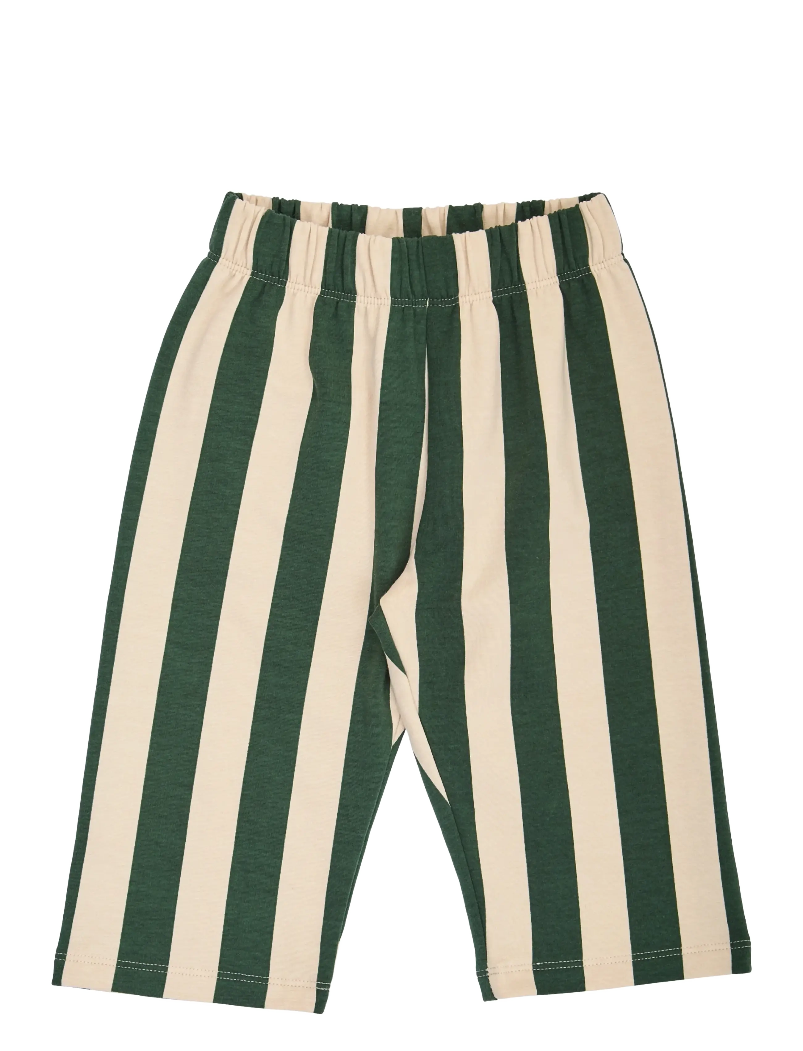 Müsli - Stripe sweat pants baby - oak/ forest green - 1
