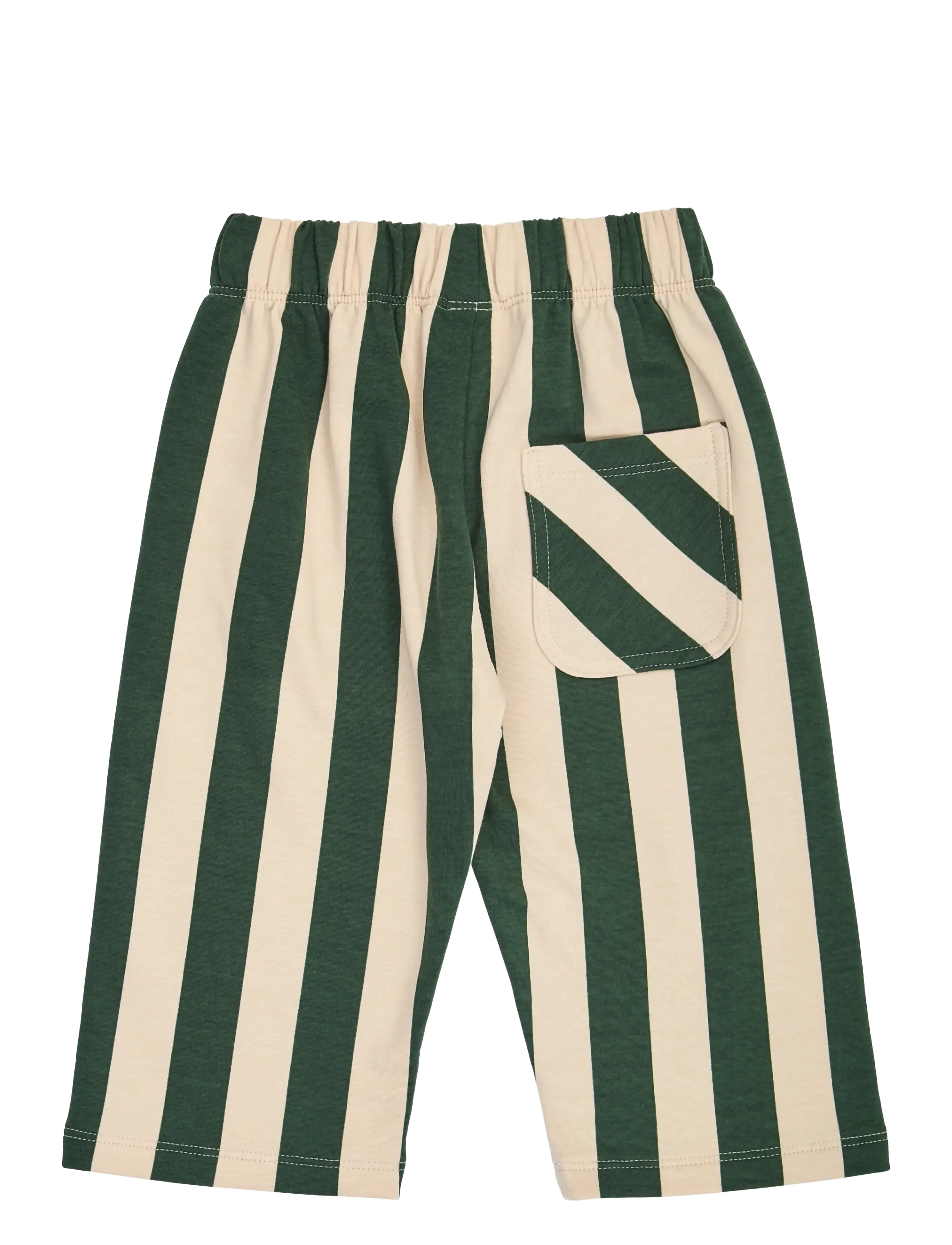 Müsli - Stripe sweat pants baby - oak/ forest green - 2