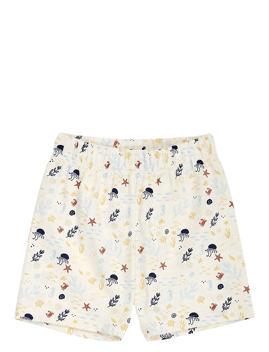 Müsli by Green Cotton - Sea shorts baby - shorts casual - tofu/ hemp/ navy - 0
