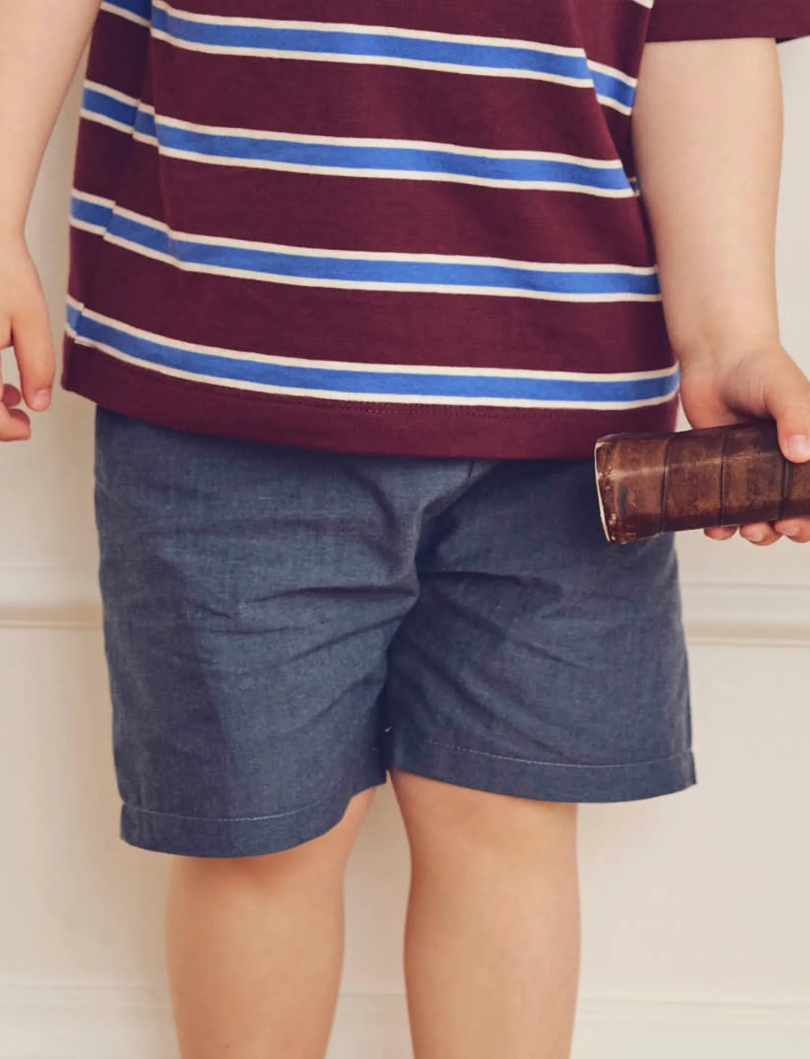 Müsli by Green Cotton - Chambray shorts baby - casual shorts - chambray - 4
