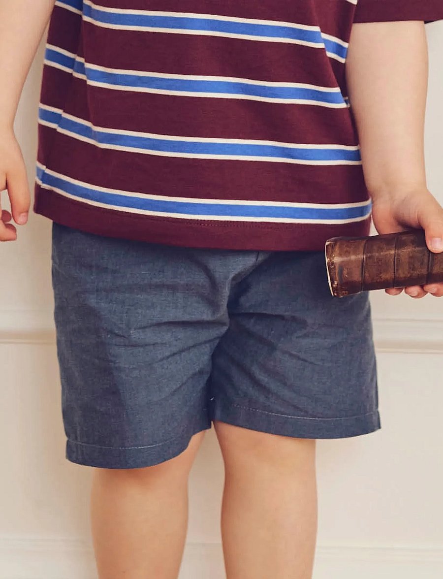 Müsli by Green Cotton - Chambray shorts baby - casual shorts - chambray - 4