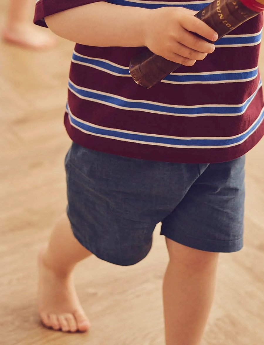 Müsli by Green Cotton - Chambray shorts baby - casual shorts - chambray - 5