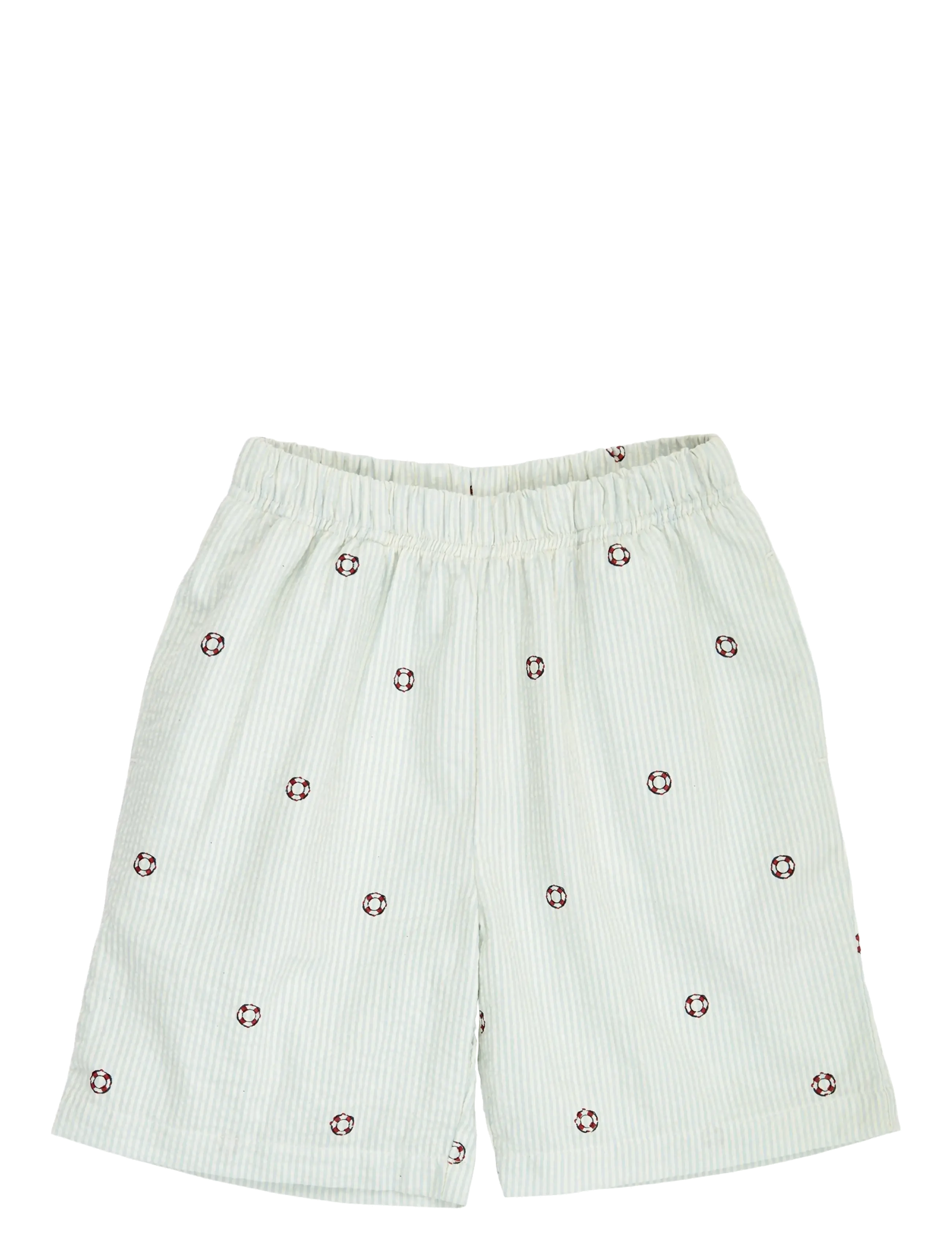 MÜSLI Seersucker Stripe Shorts Blau - 116 - Kinder