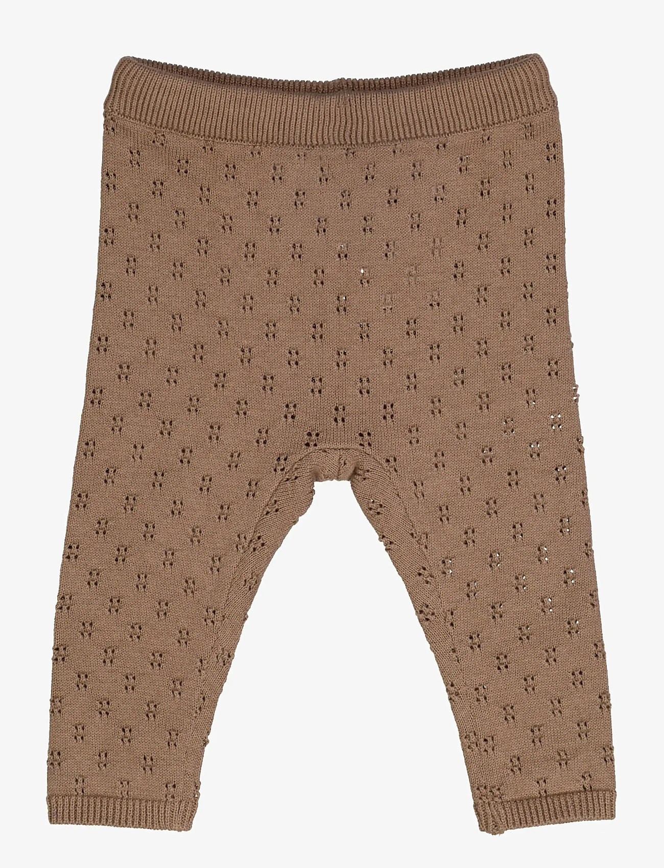 Müsli by Green Cotton - Knit pants - retuusid - walnut - 1