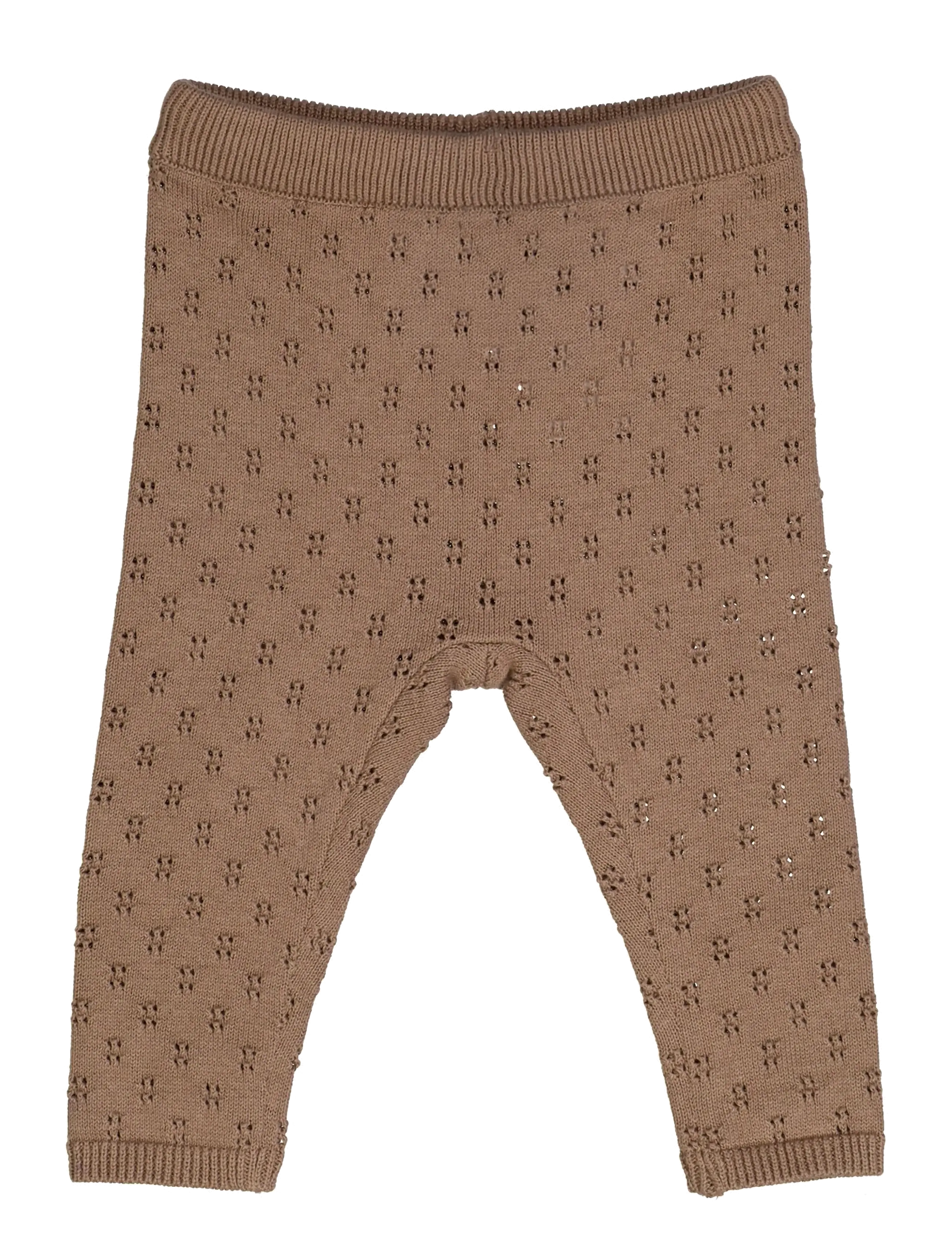 Müsli by Green Cotton Knit pants - Shop by age - WALNUT / brown