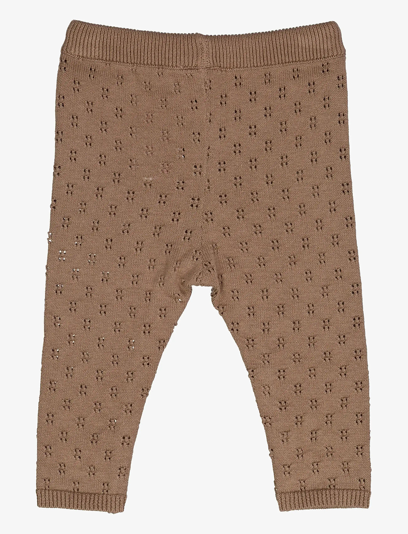 Müsli by Green Cotton - Knit pants - retuusid - walnut - 2