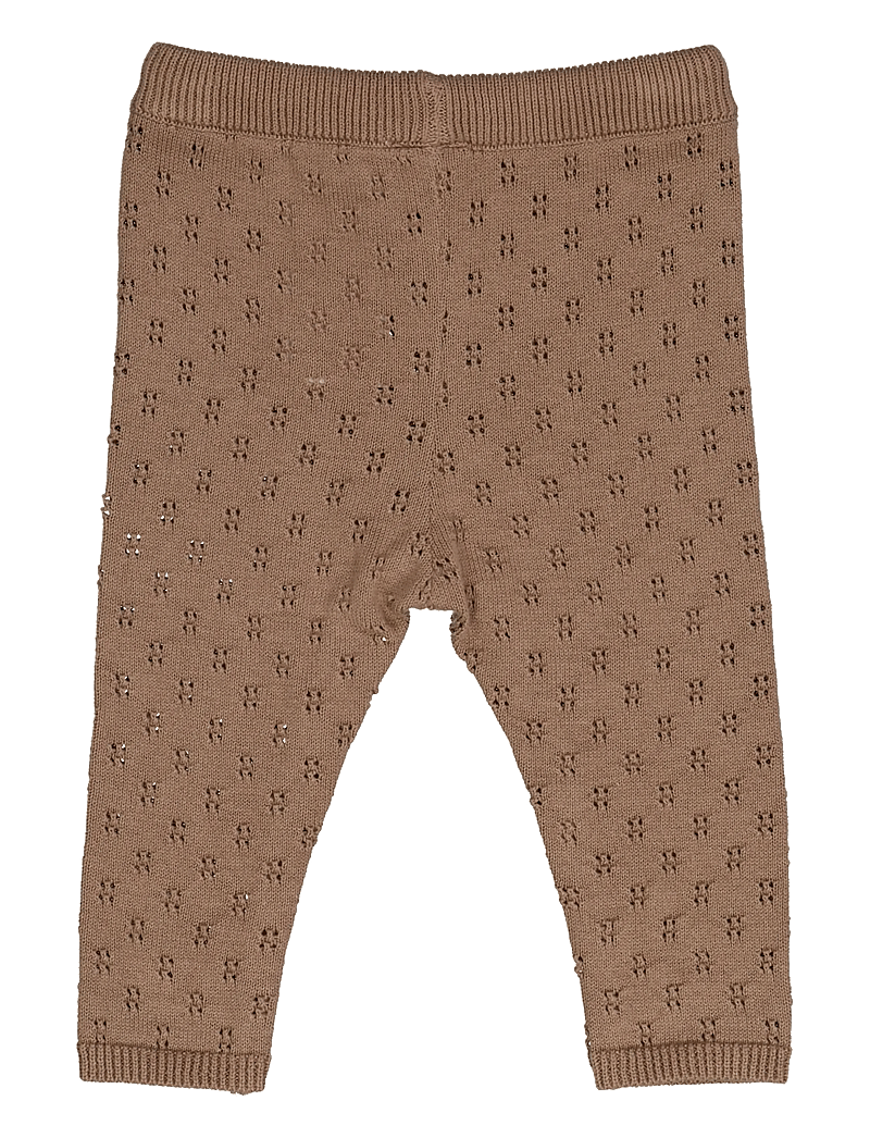 Müsli by Green Cotton - Knit pants - leggings - walnut - 2