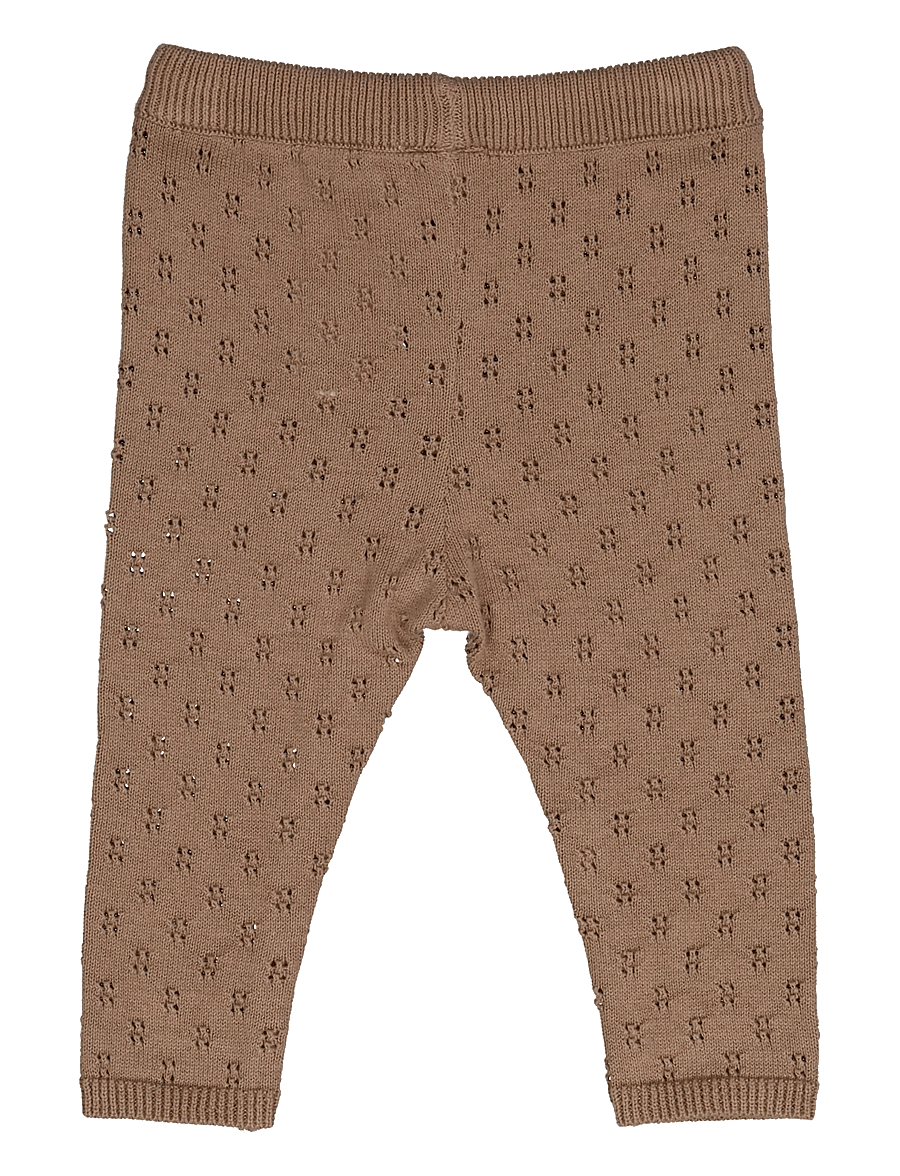 Müsli by Green Cotton - Knit pants - leggings - walnut - 2