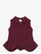 Knit needle out vest baby - FIG