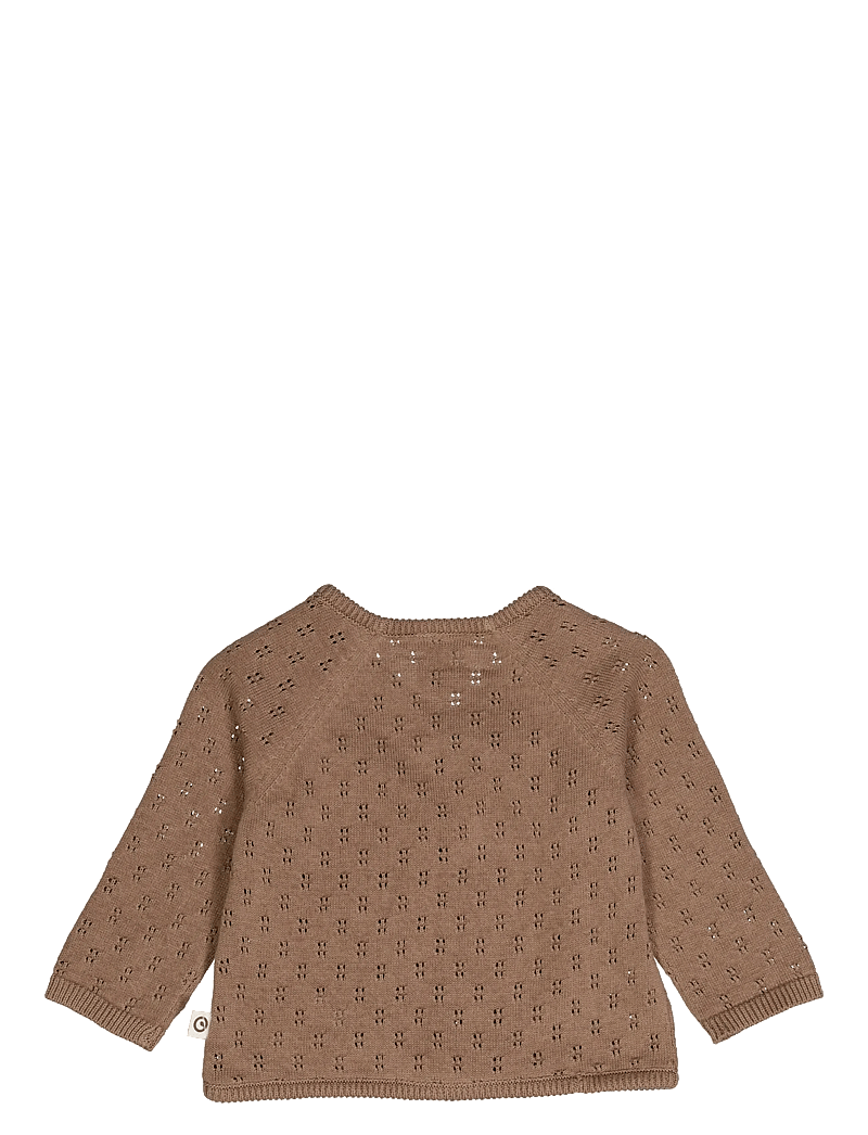 Müsli by Green Cotton - Knit cardigan - cardigans - walnut - 2