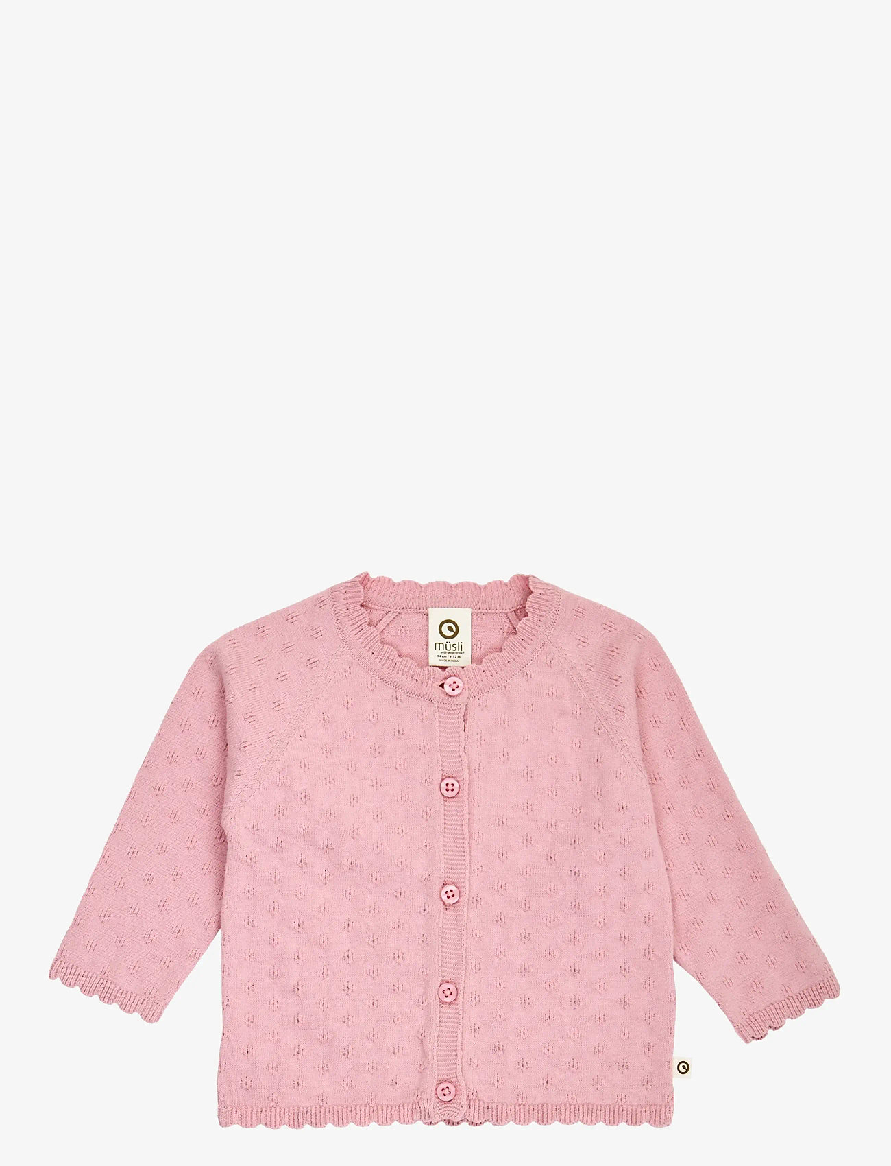 Müsli by Green Cotton - Primrose cardigan baby - koftor - nectar - 1