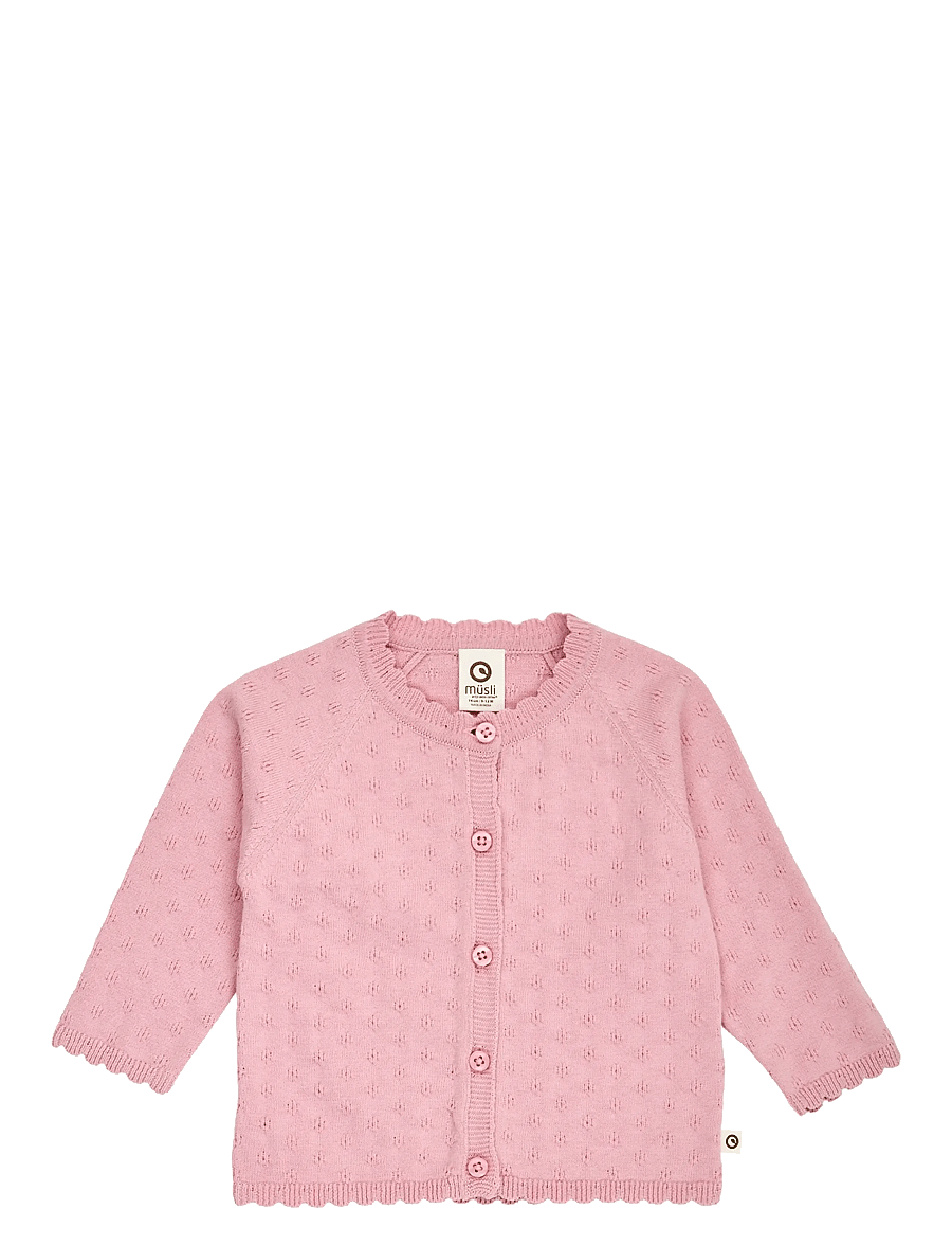Müsli by Green Cotton - Primrose cardigan baby - cardigans - nectar - 1