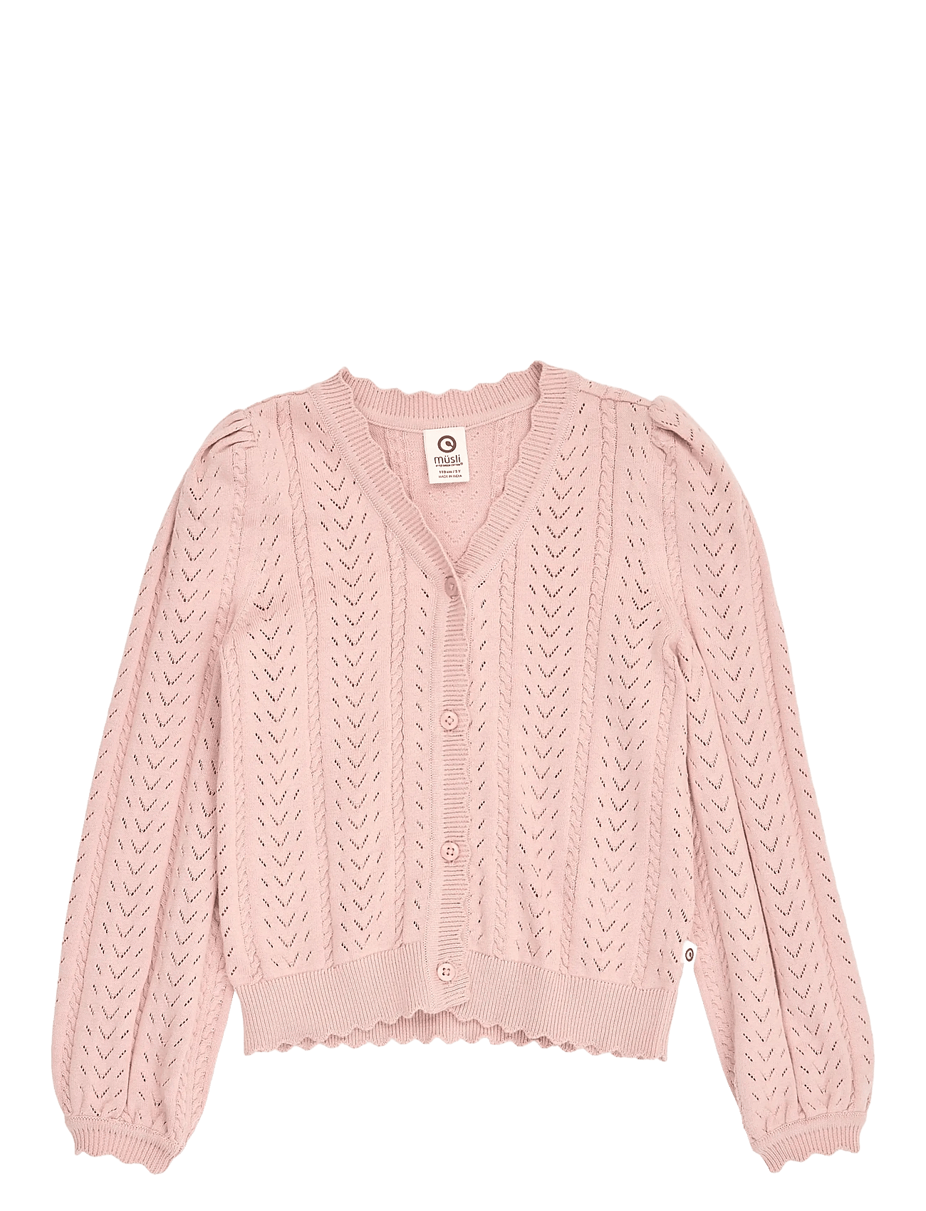 Müsli - Knit Pointelle Cardigan -