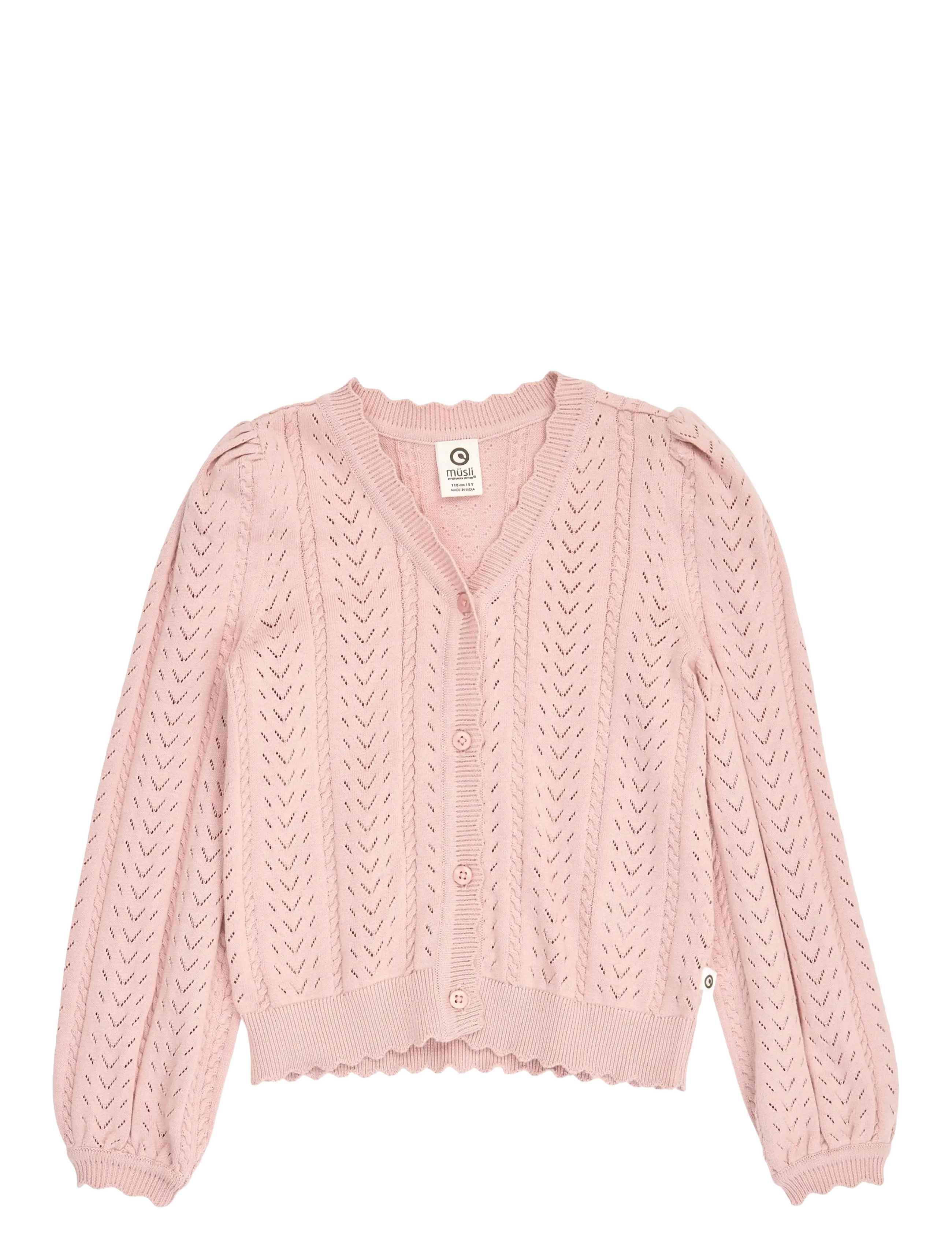 Müsli Knit pointelle cardigan - Strickmode - BLUSH / pink/rose