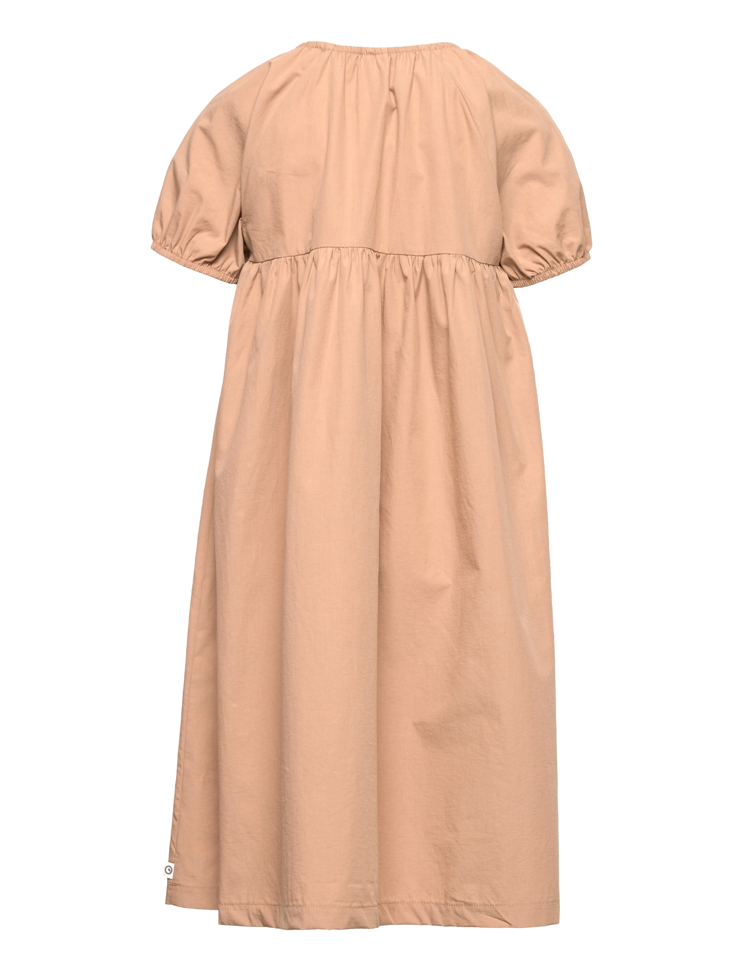 Müsli by Green Cotton - Poplin bell s/s dress - seed - 1