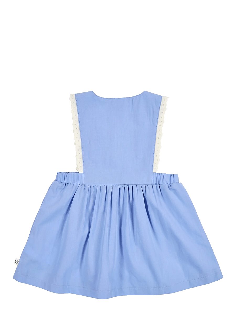 Müsli by Green Cotton - Spring pinafore dress baby - overallkjoler - shell blue - 2