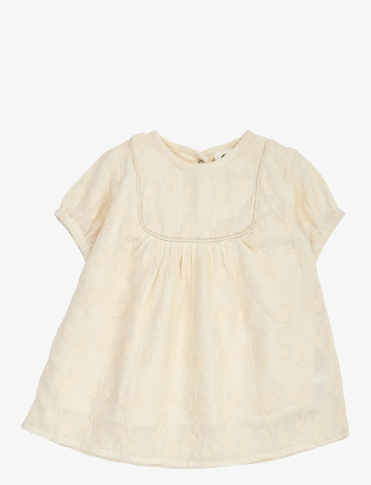 Müsli by Green Cotton - Poetry puff s/s dress baby - kortærmede babykjoler - natural - 1