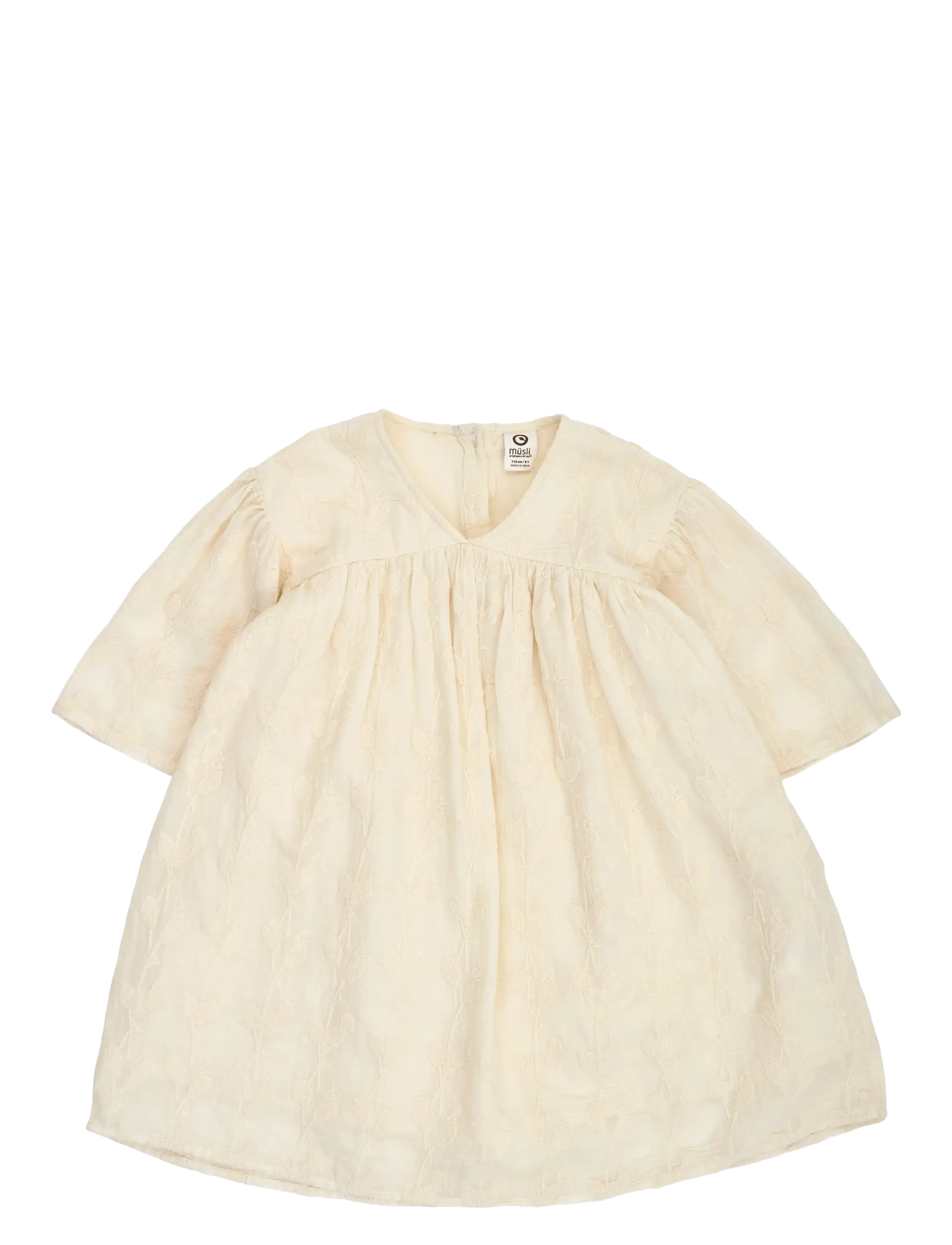 Müsli by Green Cotton Poetry s/s dress - Nyheder - NATURAL / cream