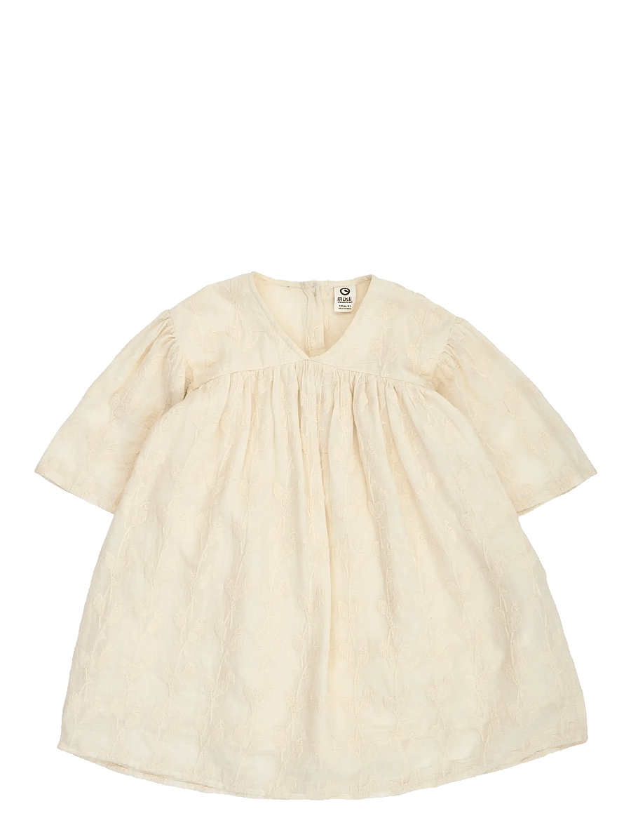 Müsli by Green Cotton - Poetry s/s dress - kortærmede hverdagskjoler - natural - 1