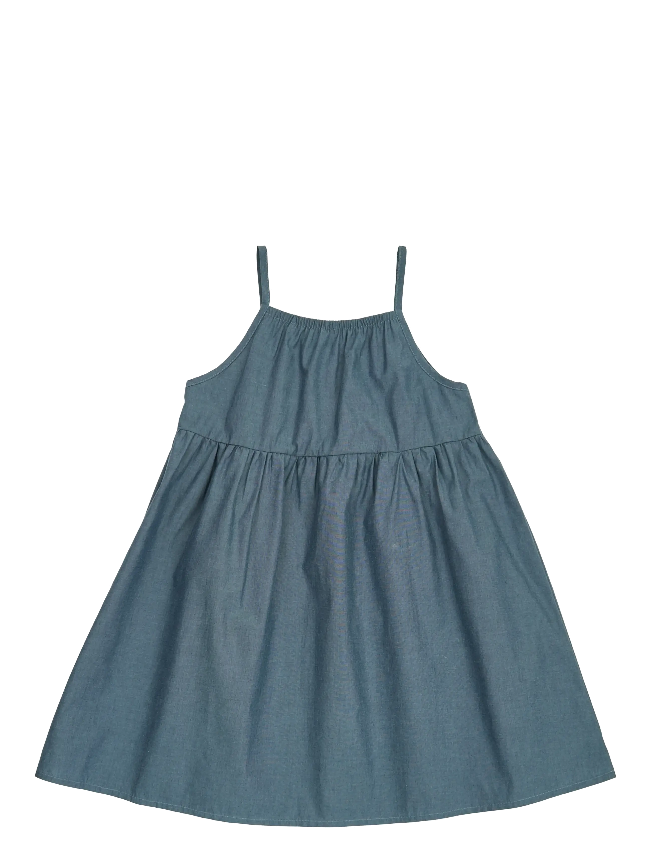 Müsli by Green Cotton Spring sleeveless dress - Kjoler & Nederdele - CHAMBRAY / blue