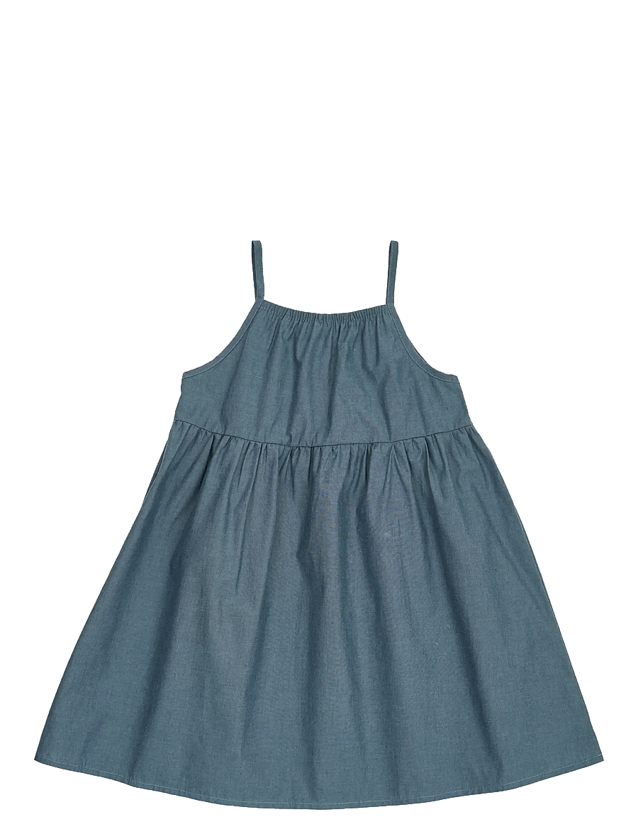 Müsli by Green Cotton - Spring sleeveless dress - Ærmeløse hverdagskjoler - chambray - 1